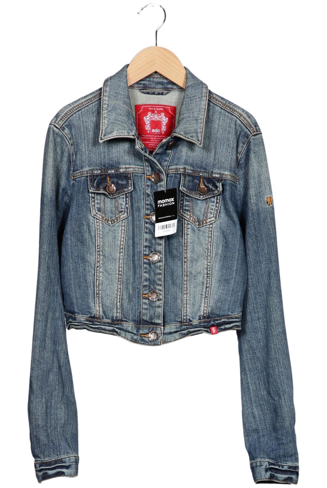 

edc by Esprit Damen Jacke, blau, Gr. 38