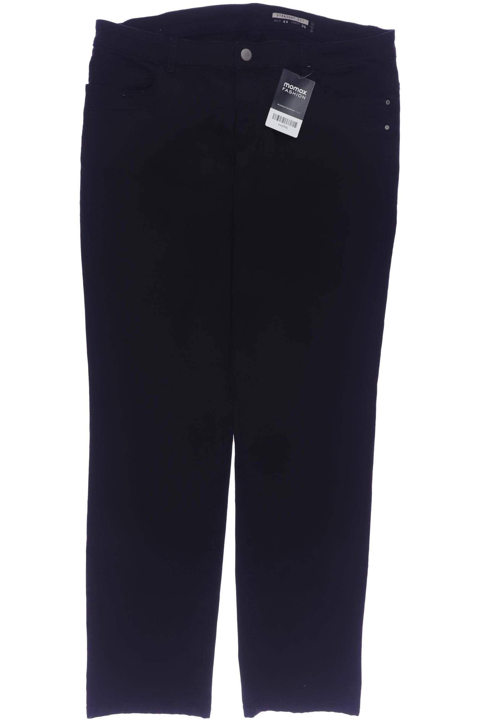 

edc by Esprit Damen Jeans, schwarz, Gr. 44