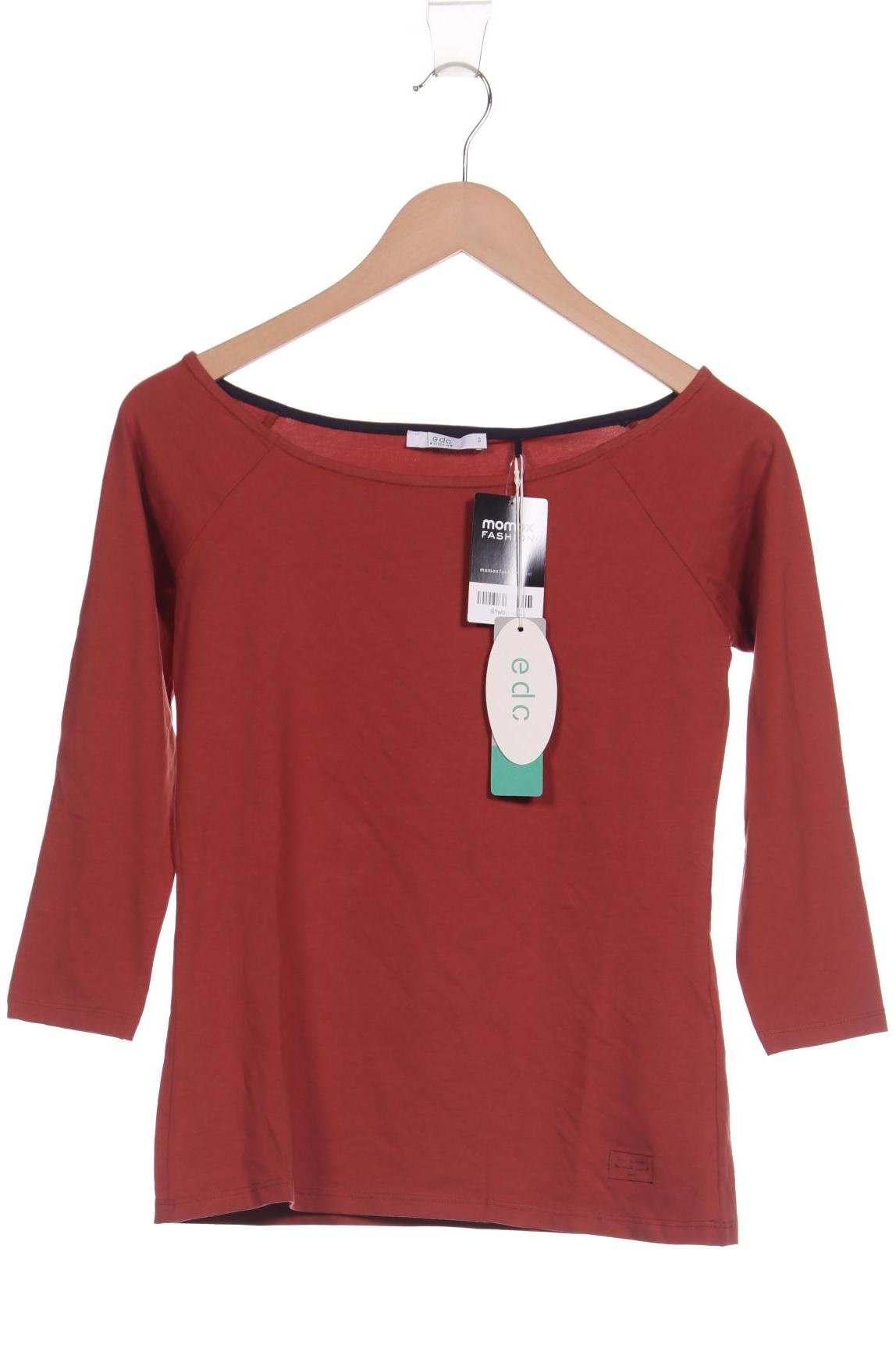 

edc by Esprit Damen Langarmshirt, rot, Gr. 36
