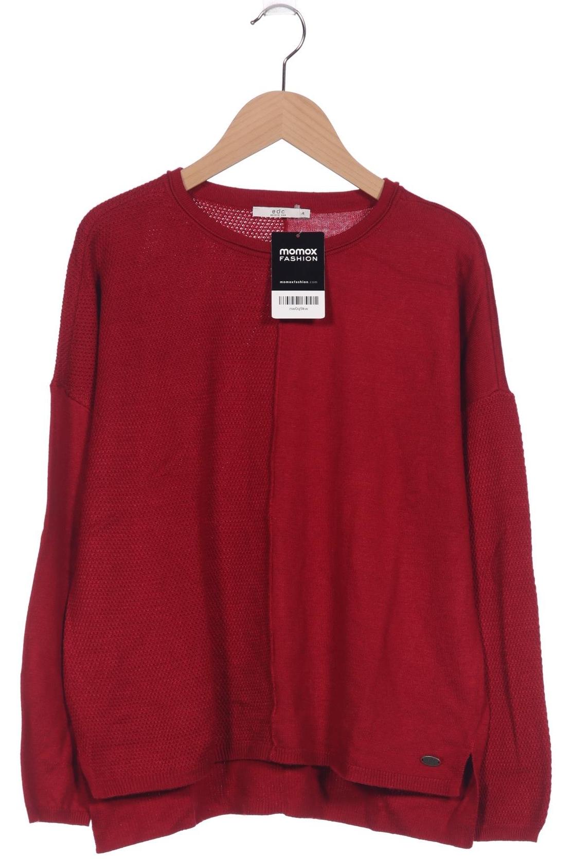 

edc by Esprit Damen Pullover, rot, Gr. 38