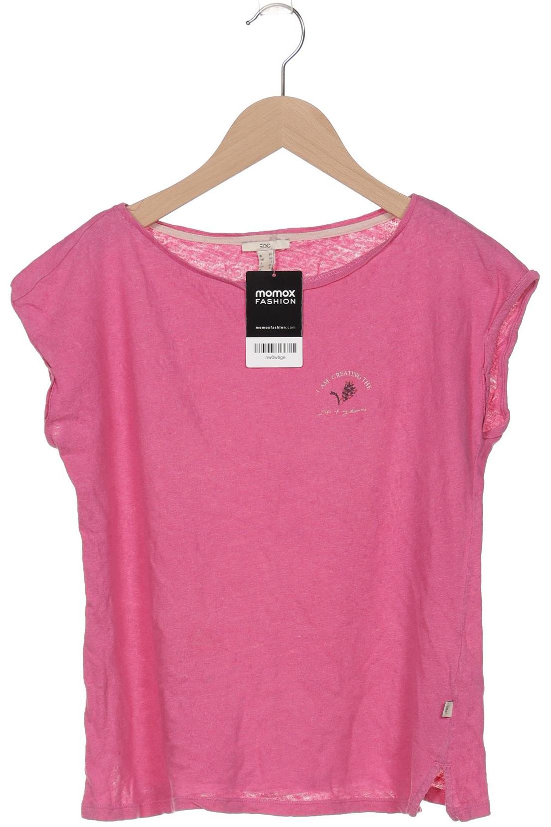 

edc by Esprit Damen T-Shirt, pink, Gr. 34