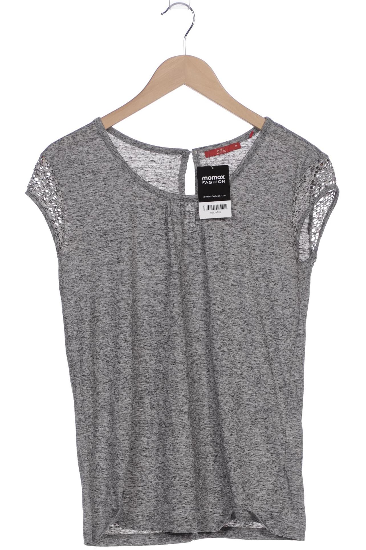 

edc by Esprit Damen T-Shirt, grau, Gr. 38