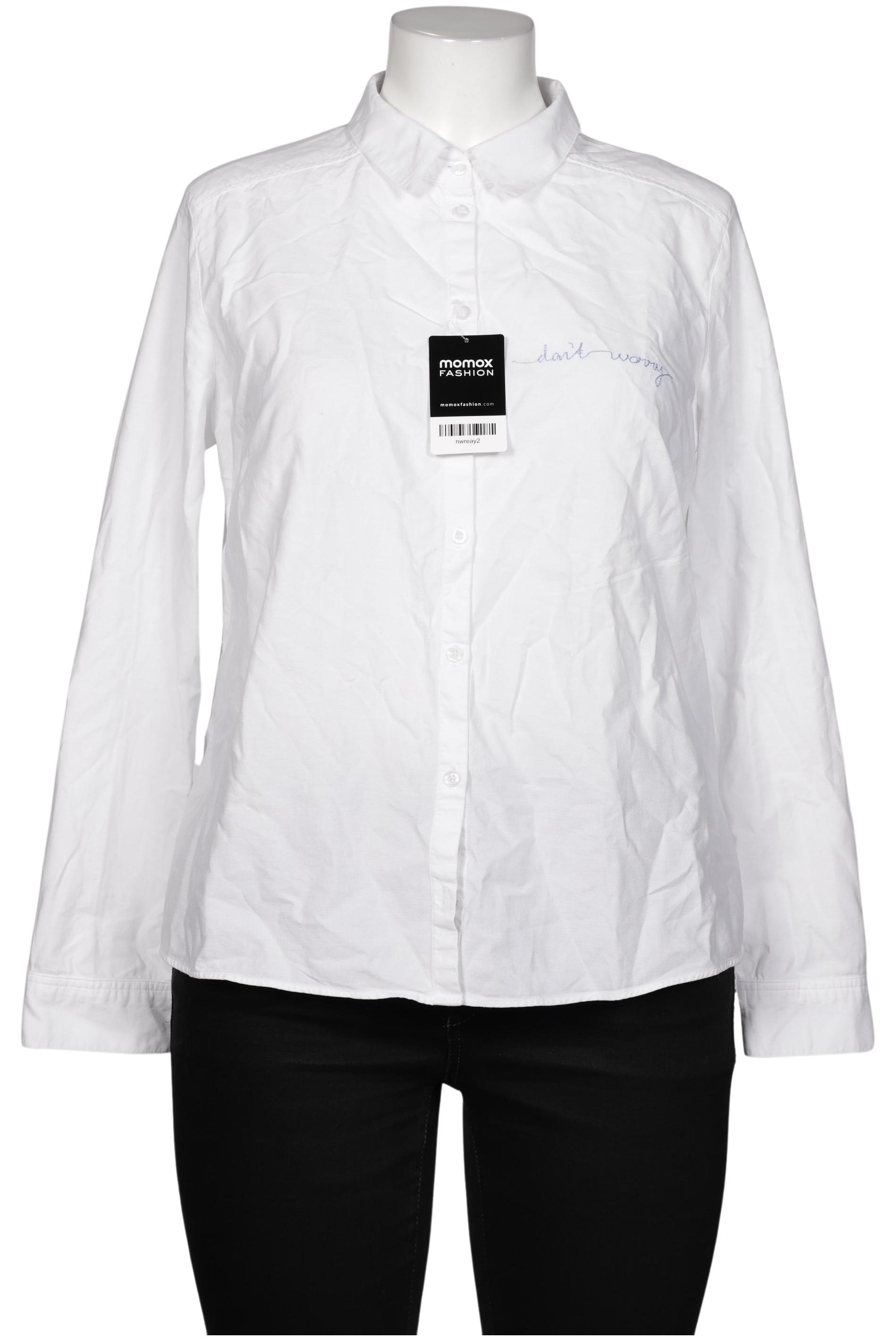 

edc by Esprit Damen Bluse, weiß, Gr. 44