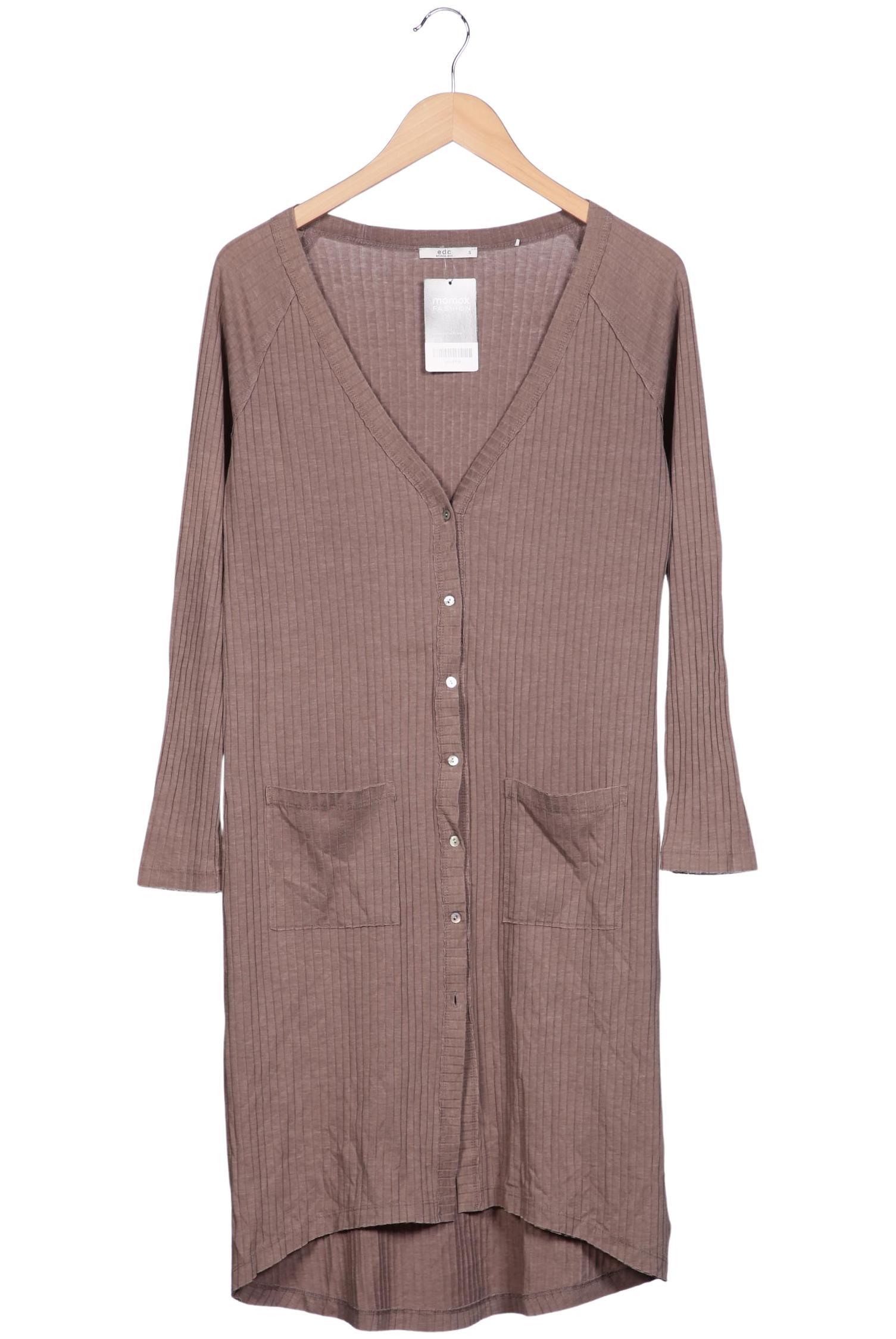 

edc by Esprit Damen Strickjacke, braun, Gr. 36