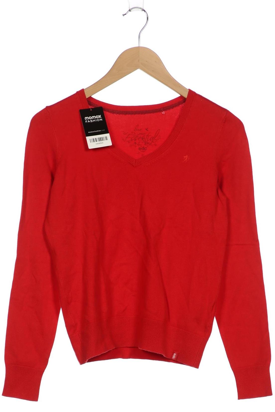 

edc by Esprit Damen Pullover, rot, Gr. 36