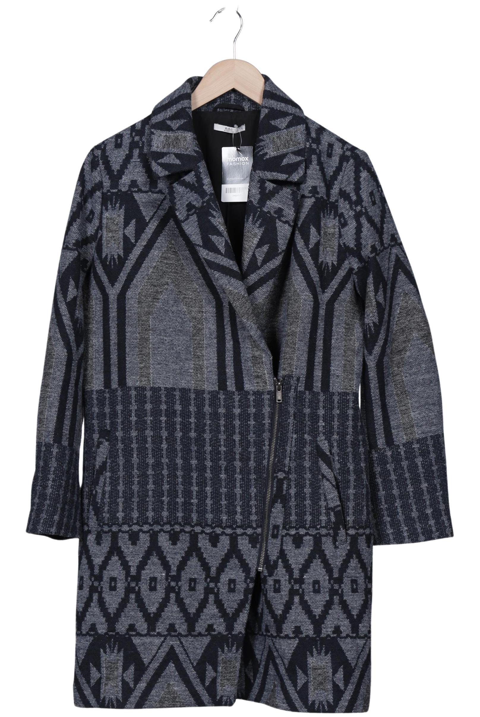 

edc by Esprit Damen Mantel, mehrfarbig, Gr. 44