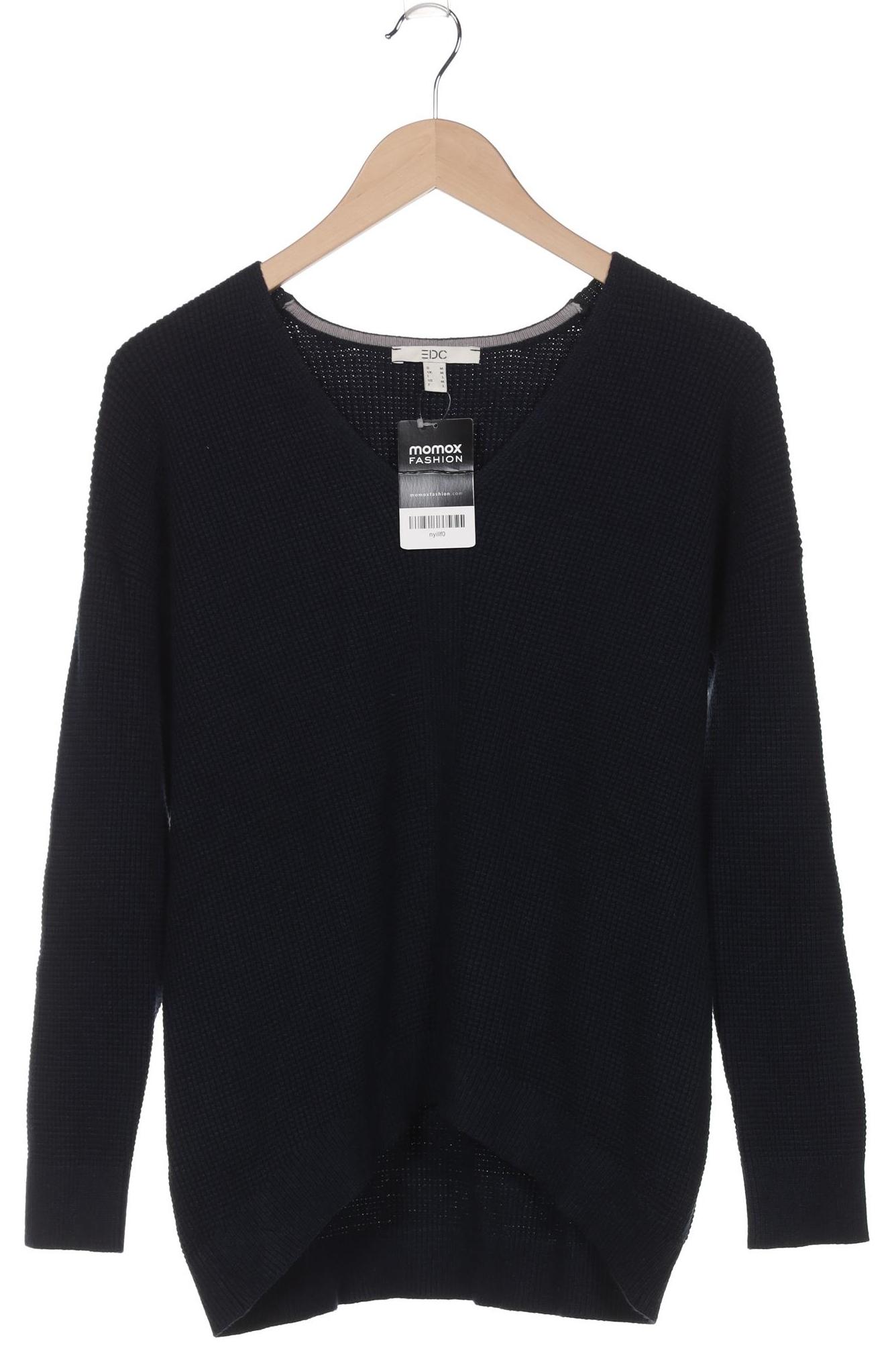 

edc by Esprit Damen Pullover, marineblau, Gr. 38