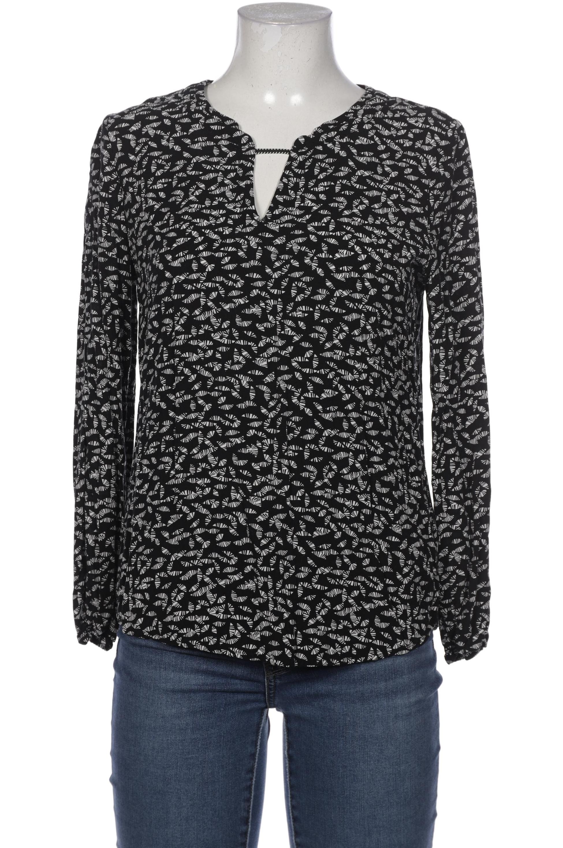 

edc by Esprit Damen Bluse, schwarz, Gr. 38