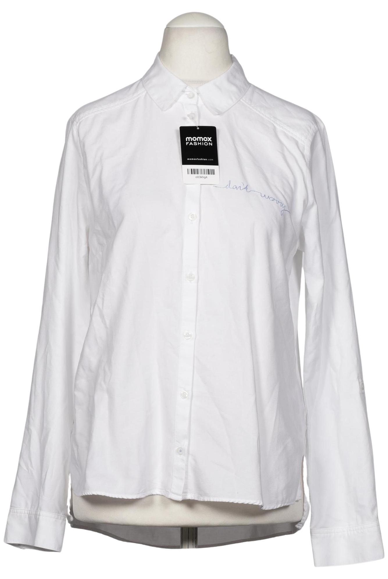 

edc by Esprit Damen Bluse, weiß, Gr. 36