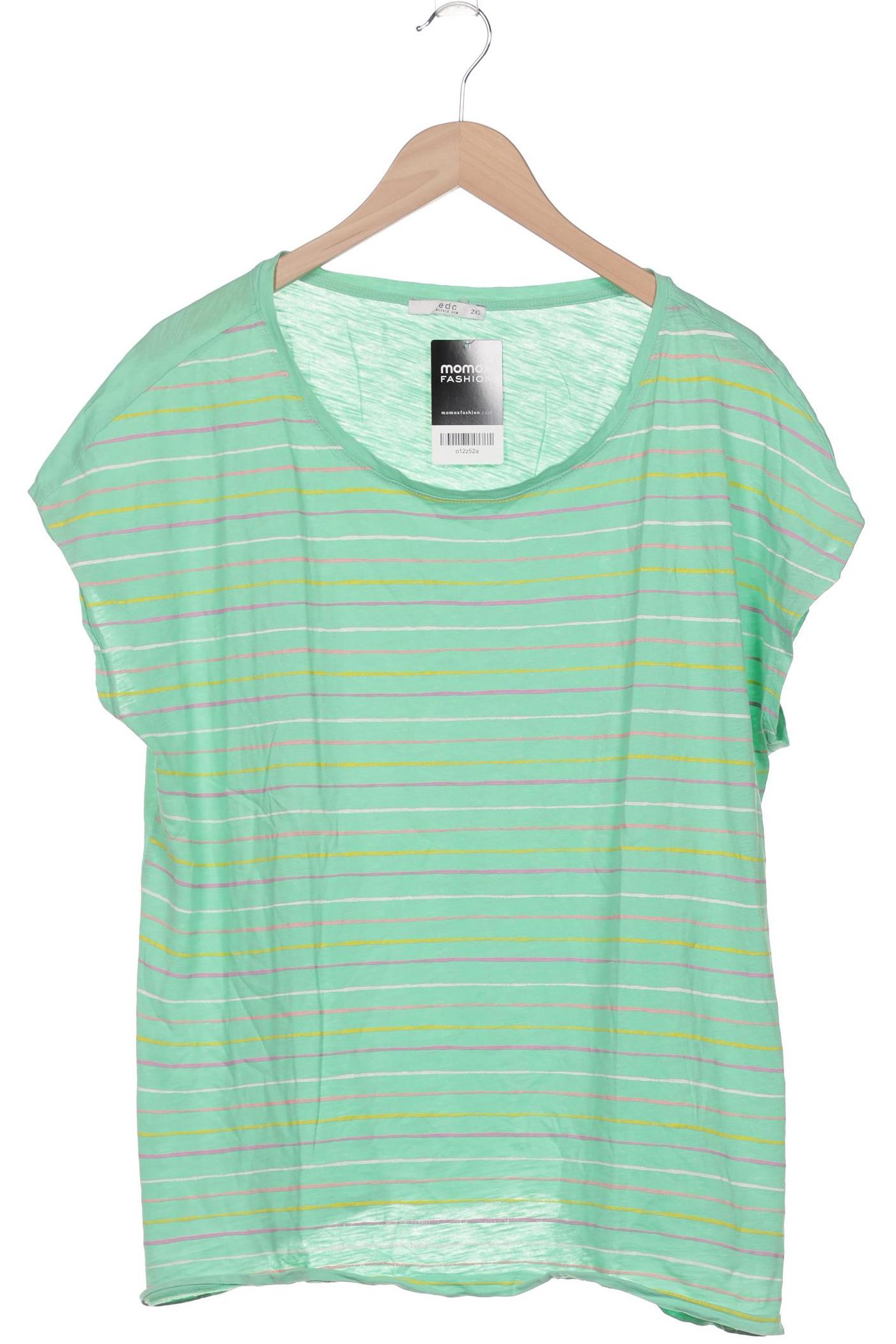 

edc by Esprit Damen T-Shirt, grün, Gr. 46