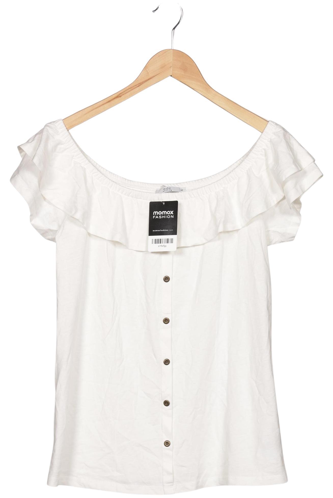 

edc by Esprit Damen T-Shirt, weiß, Gr. 38