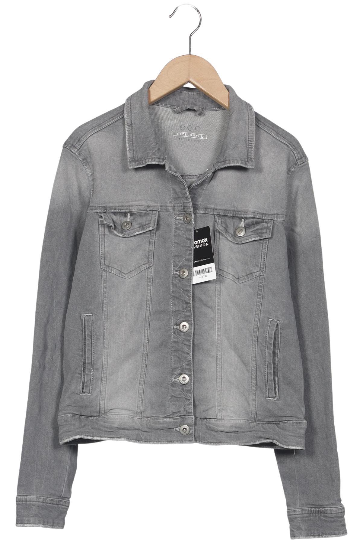 

edc by Esprit Damen Jacke, grau, Gr. 36