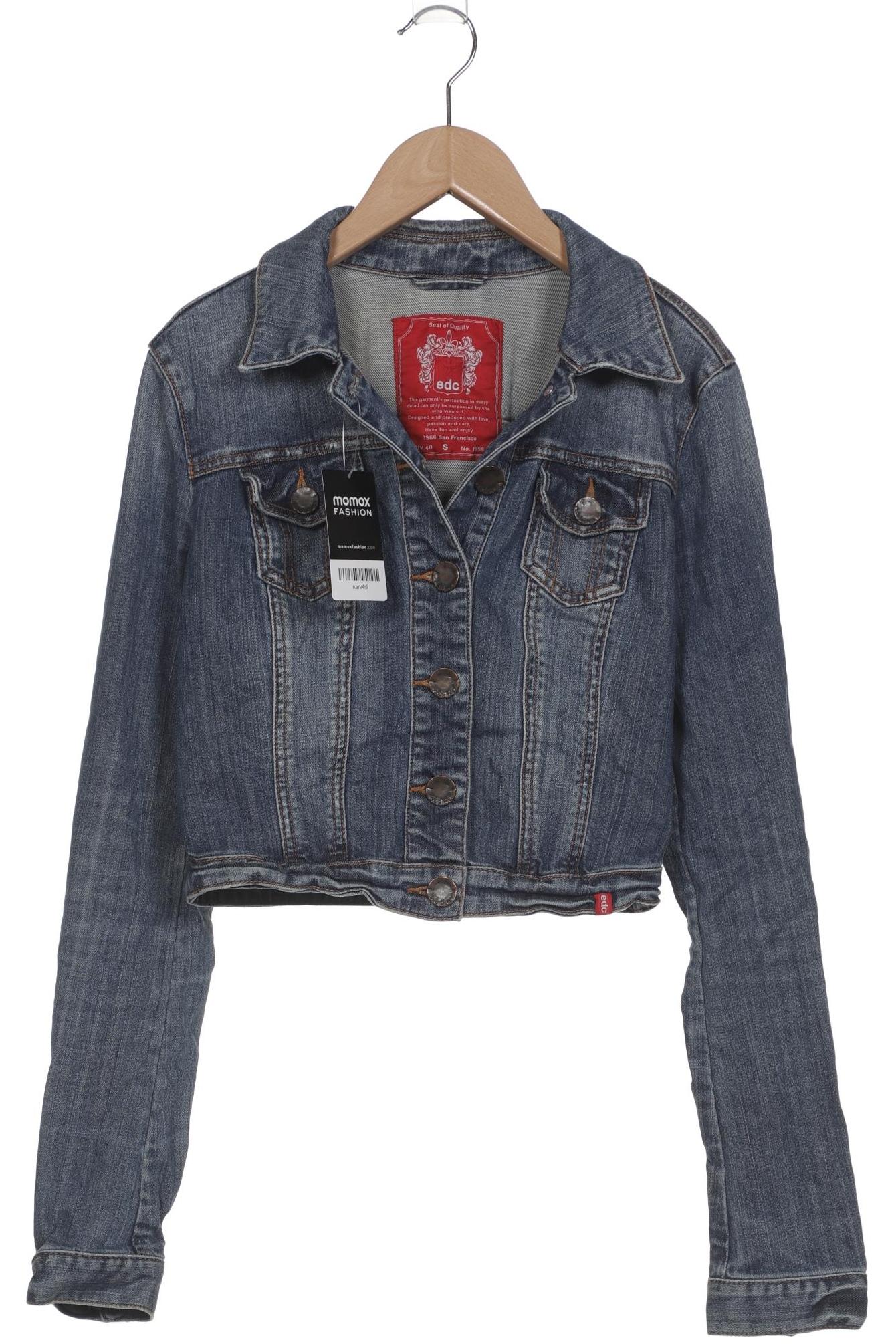 

edc by Esprit Damen Jacke, blau, Gr. 36