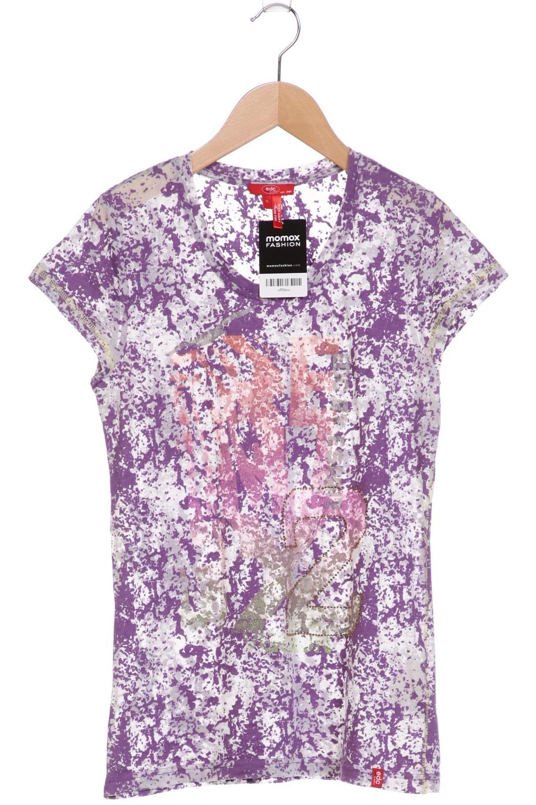 

edc by Esprit Damen T-Shirt, flieder, Gr. 44