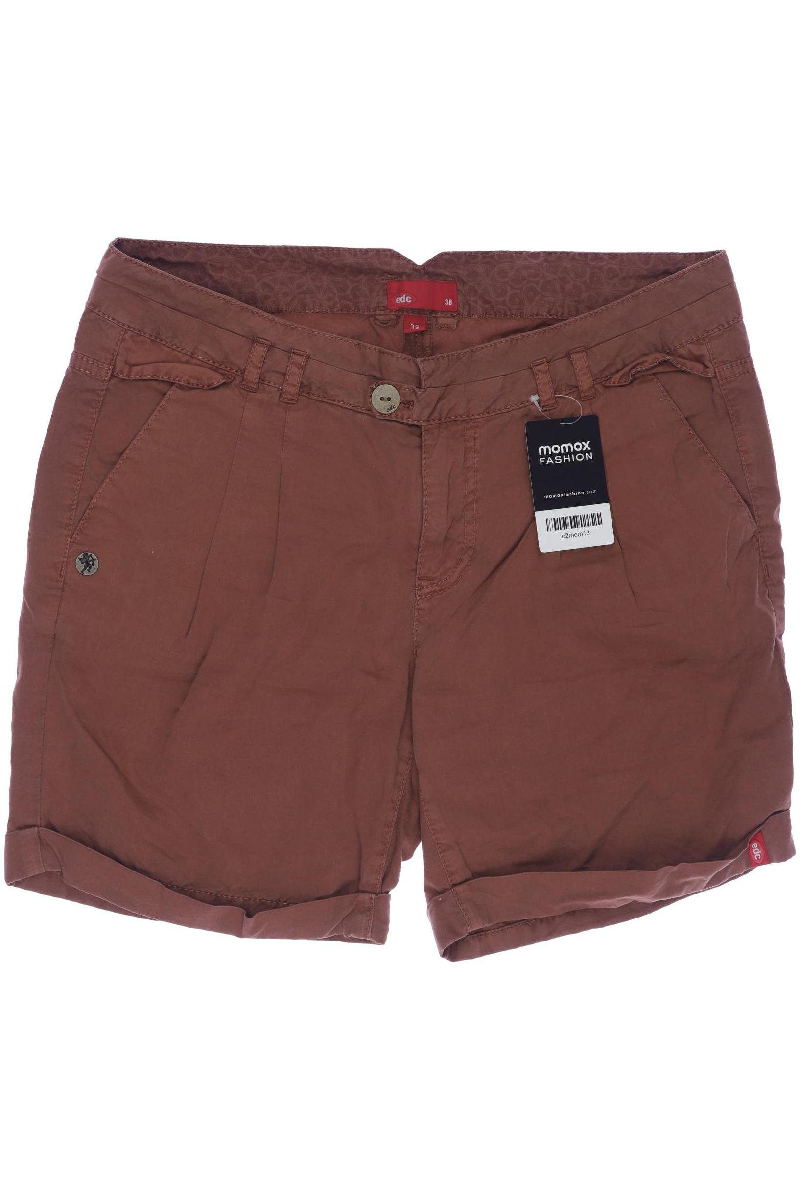 

edc by Esprit Damen Shorts, braun, Gr. 38