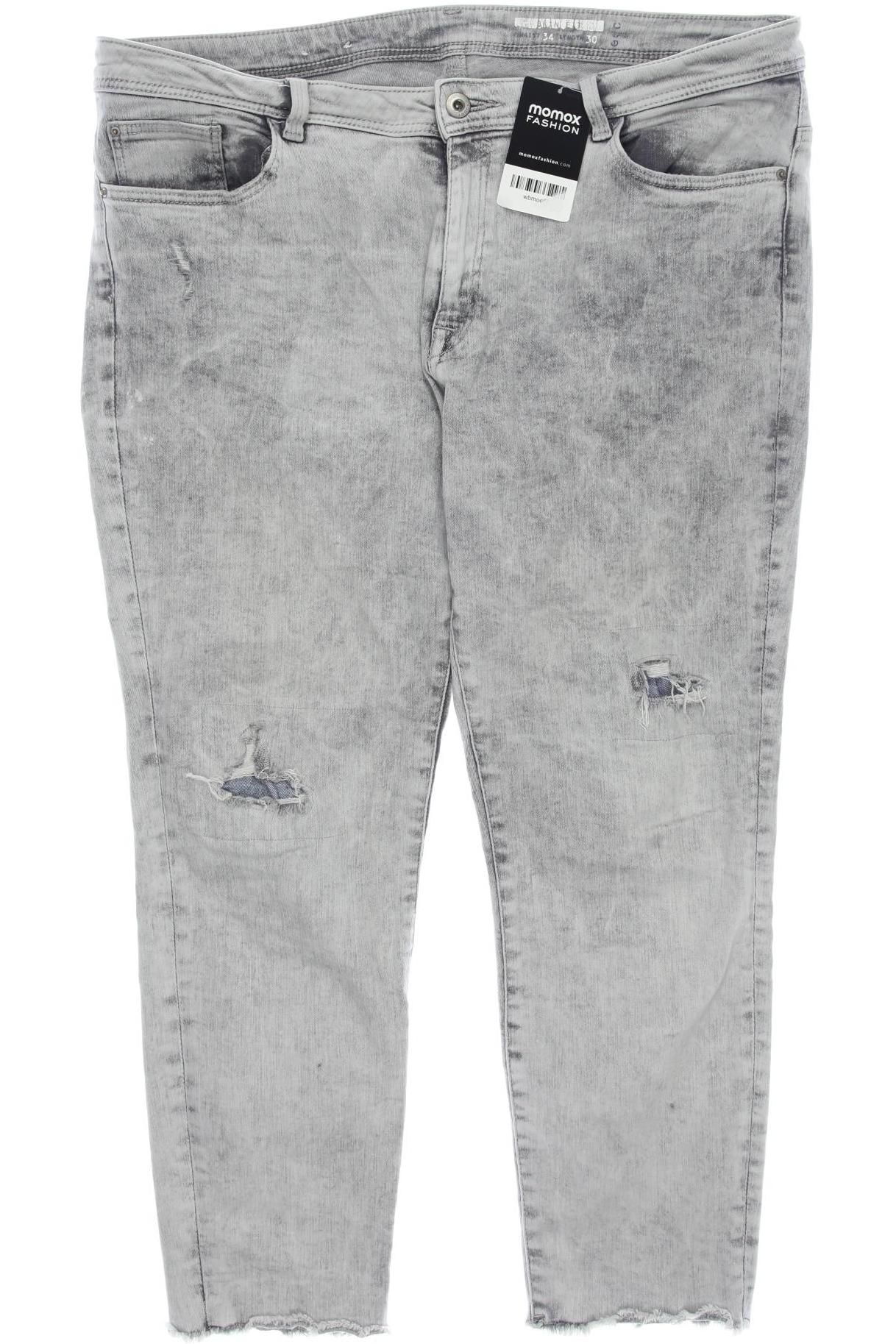 

edc by Esprit Damen Jeans, grau, Gr. 34