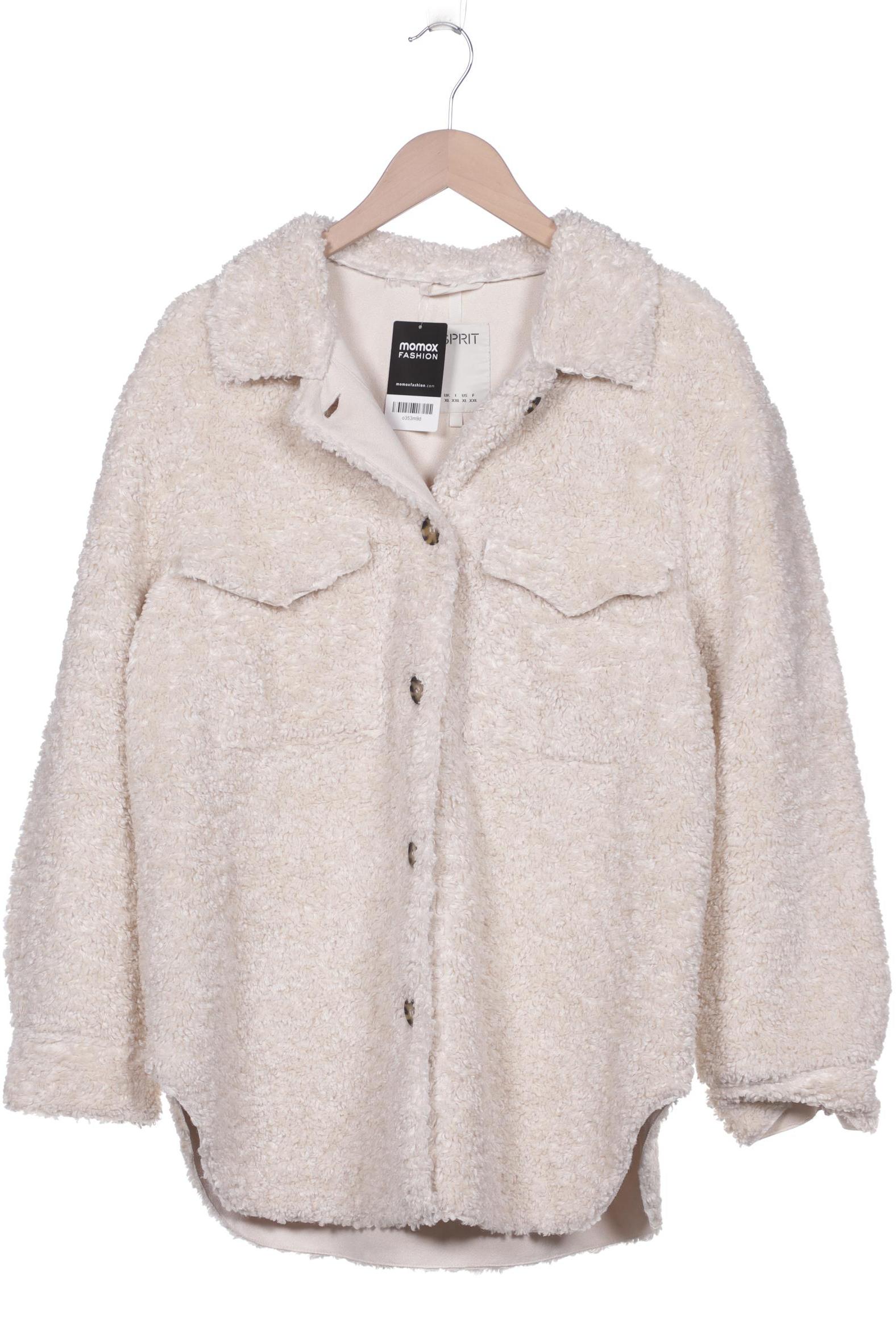 

edc by Esprit Damen Jacke, cremeweiß