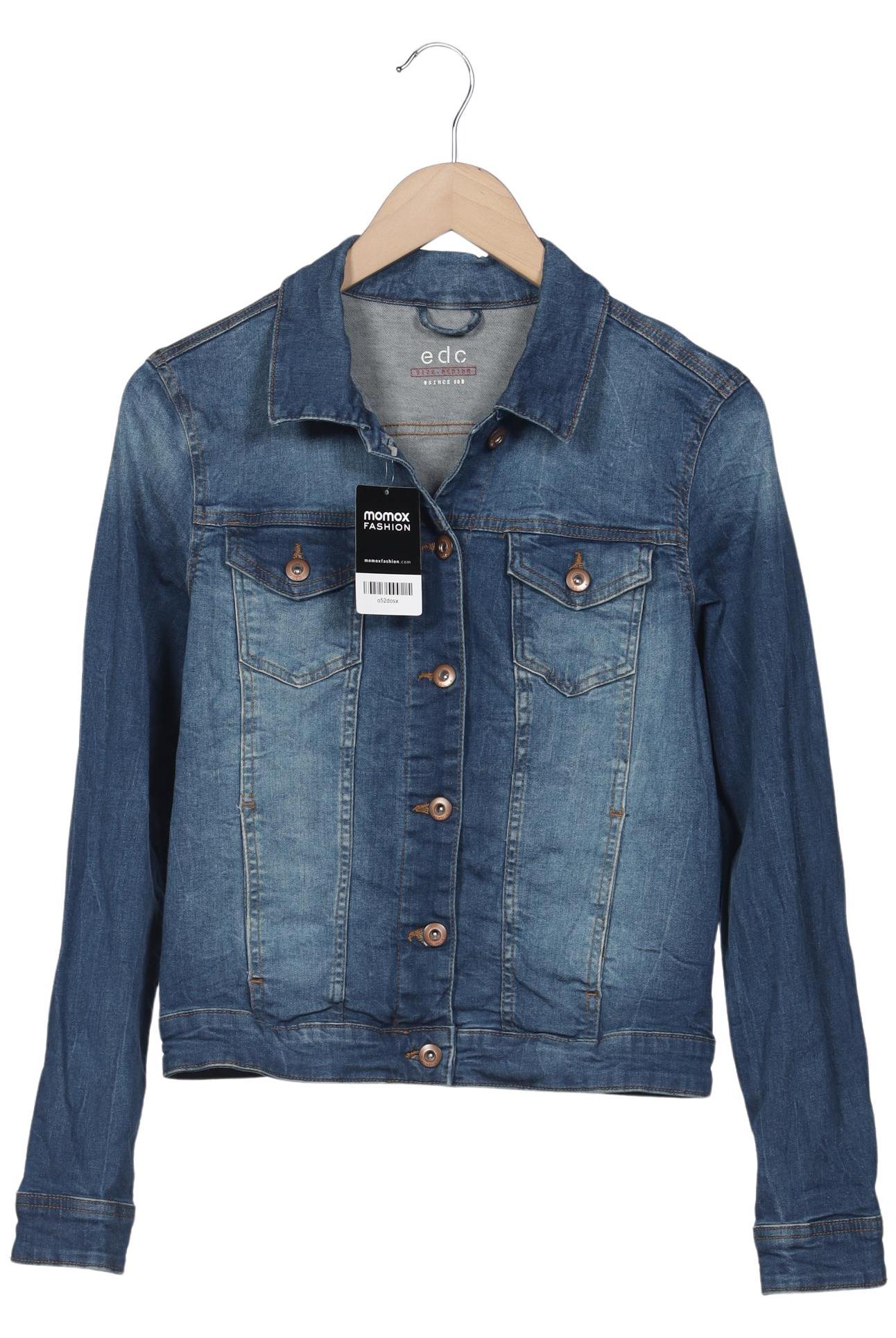 

edc by Esprit Damen Jacke, blau, Gr. 38