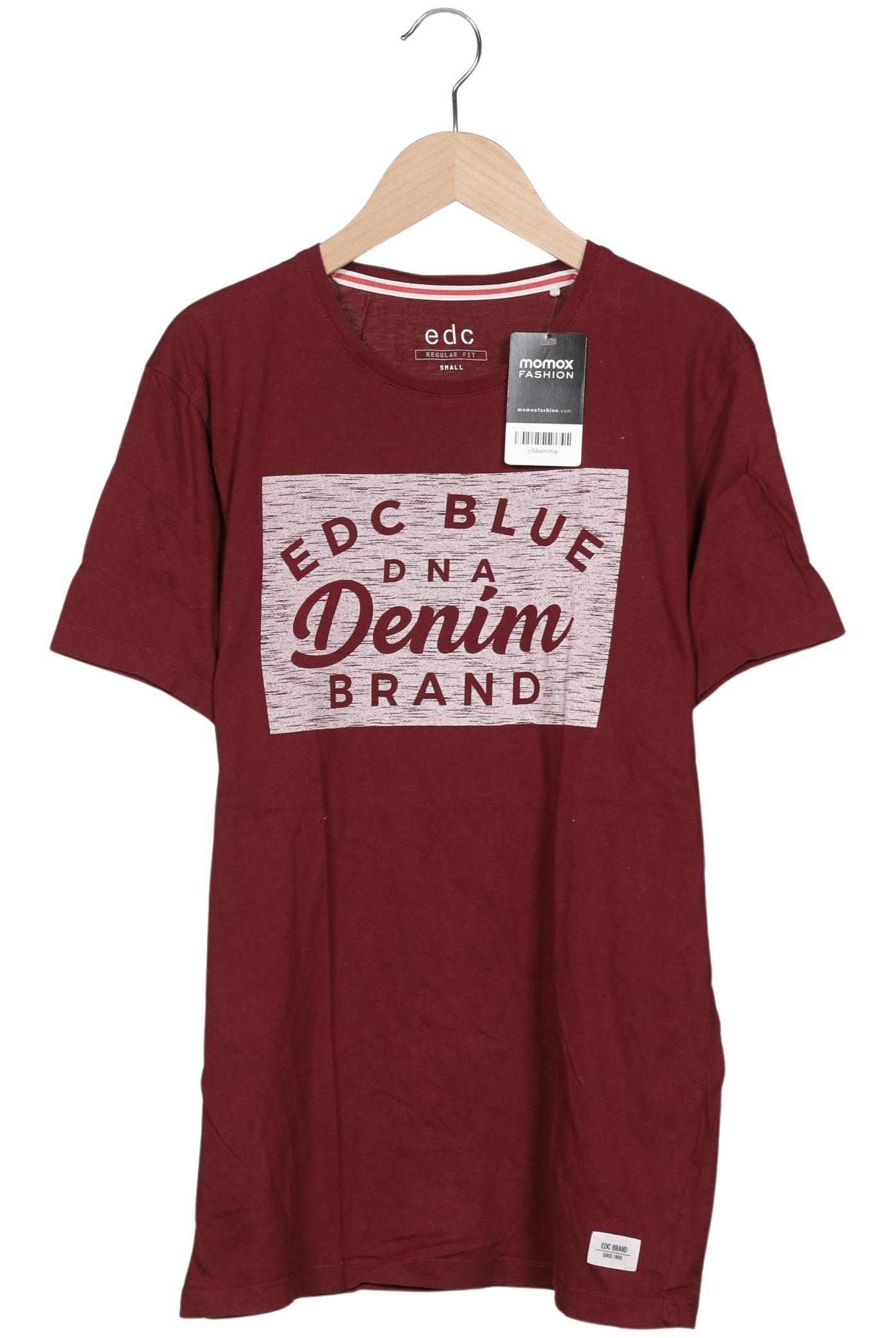 

edc by Esprit Herren T-Shirt, rot, Gr. 46