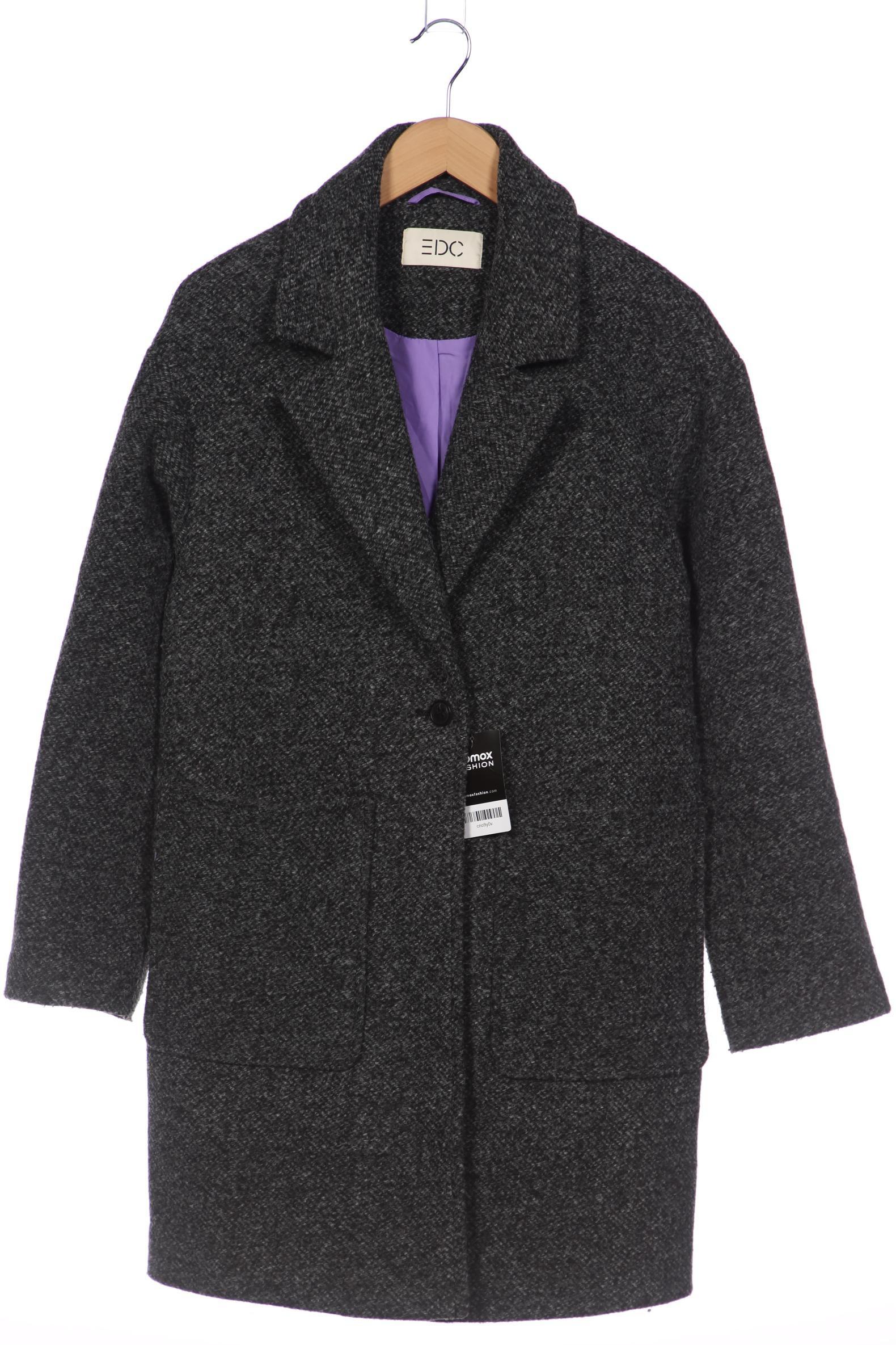

edc by Esprit Damen Mantel, grau, Gr. 36
