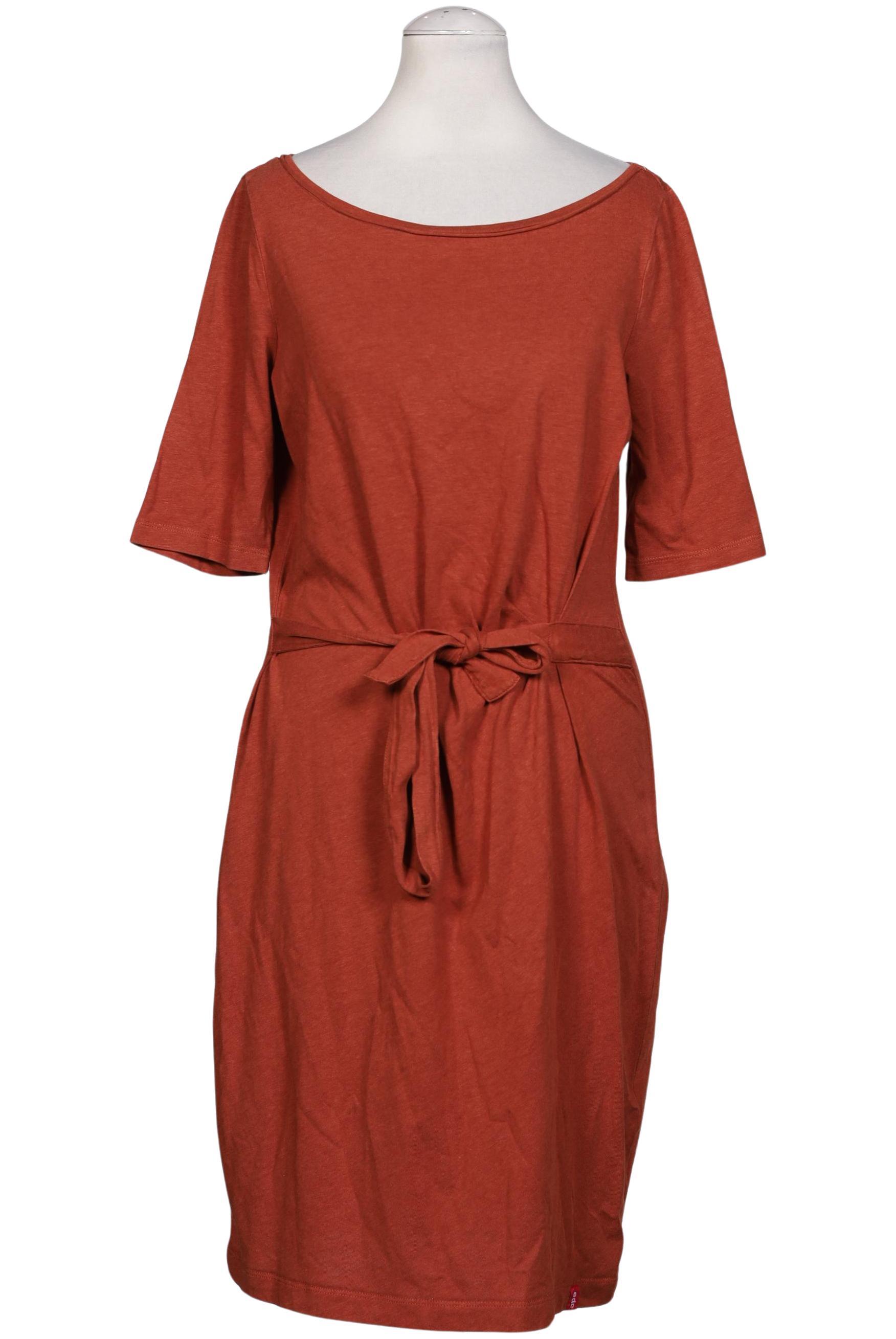 

edc by Esprit Damen Kleid, orange, Gr. 36