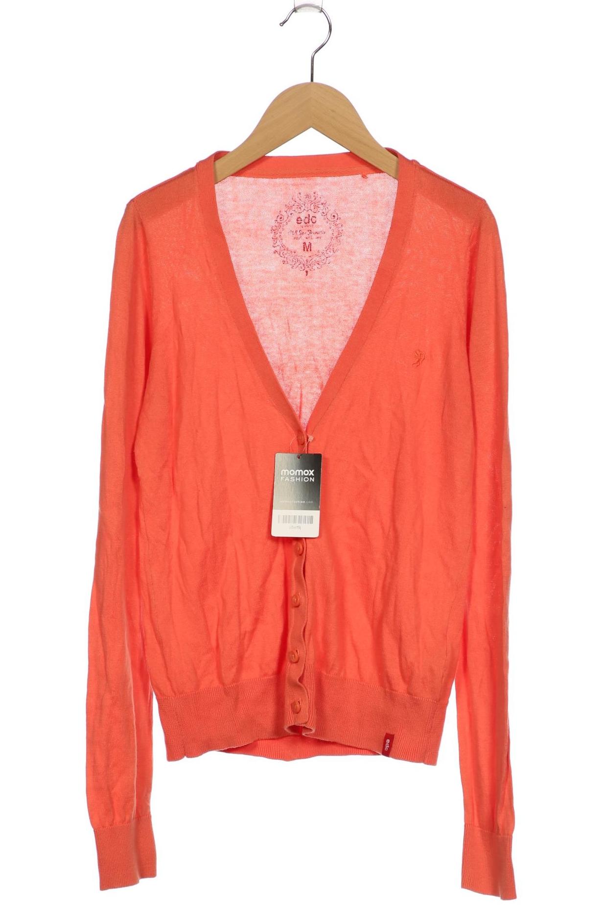 

edc by Esprit Damen Strickjacke, orange, Gr. 38