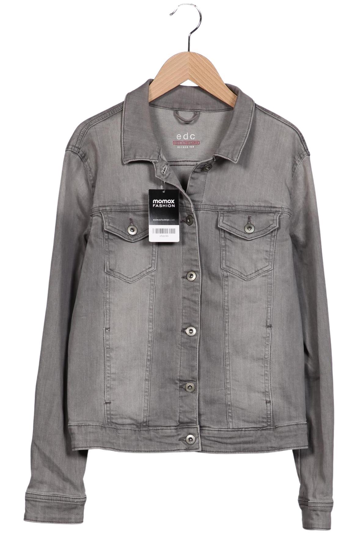 

edc by Esprit Damen Jacke, grau, Gr. 44