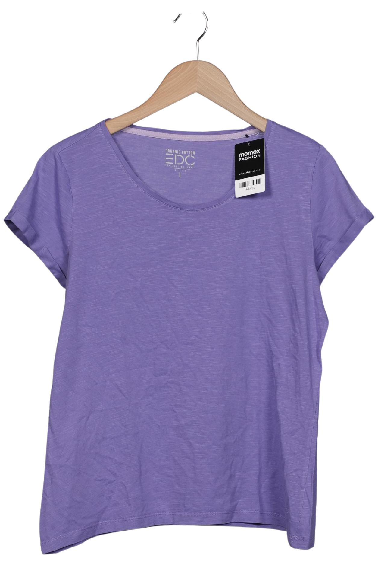 

edc by Esprit Damen T-Shirt, flieder, Gr. 42