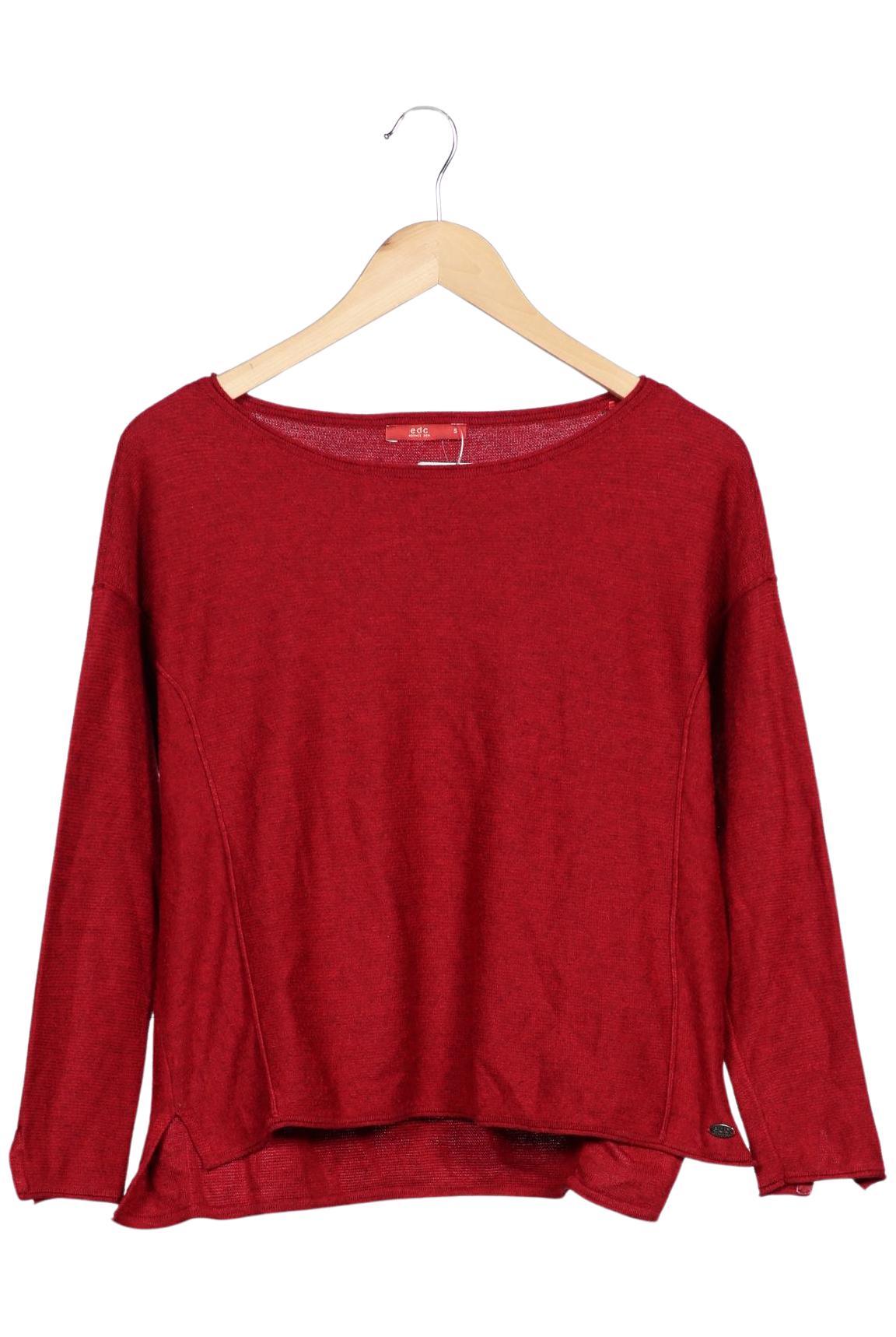 

edc by Esprit Damen Pullover, rot, Gr. 36