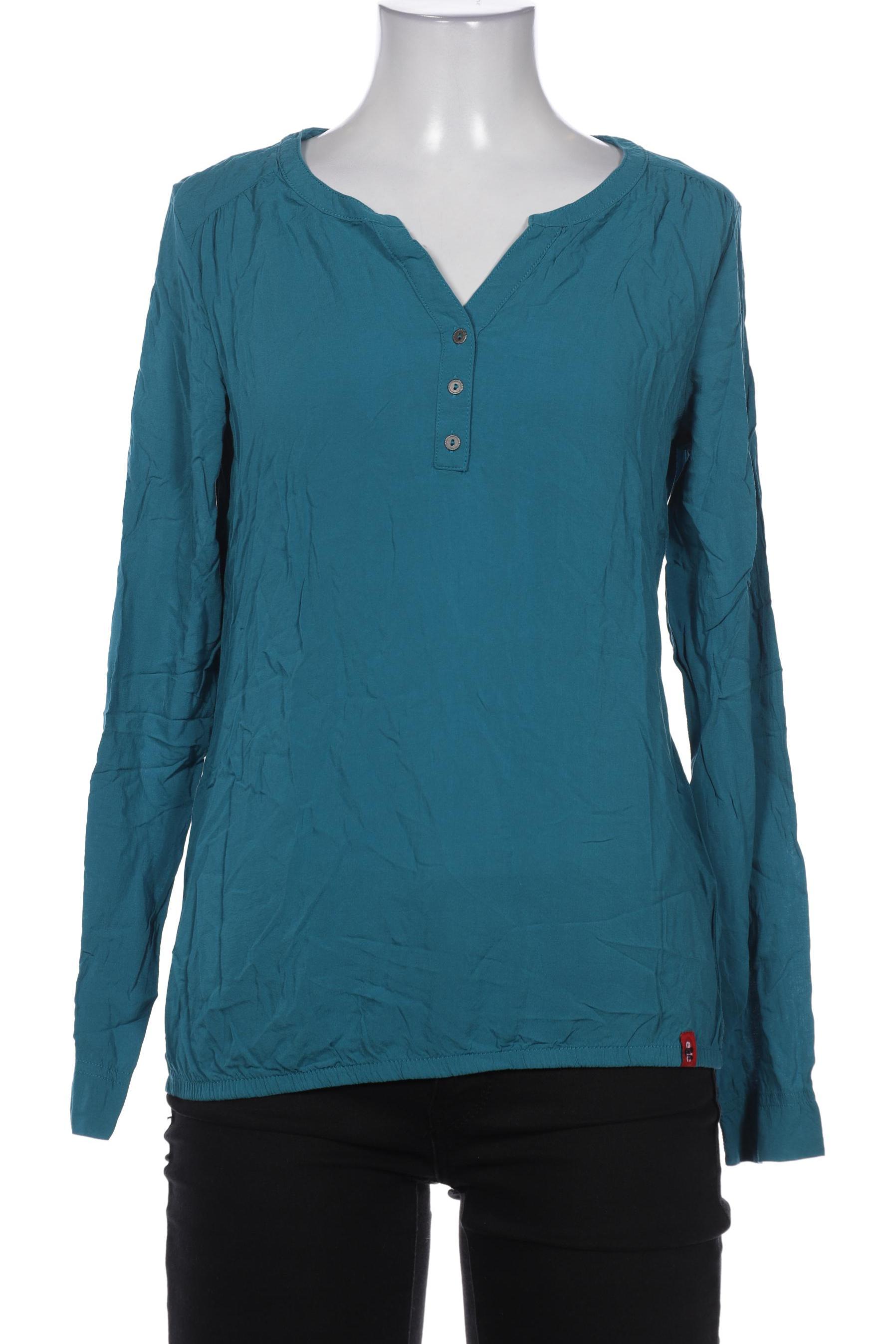 

edc by Esprit Damen Bluse, türkis, Gr. 36