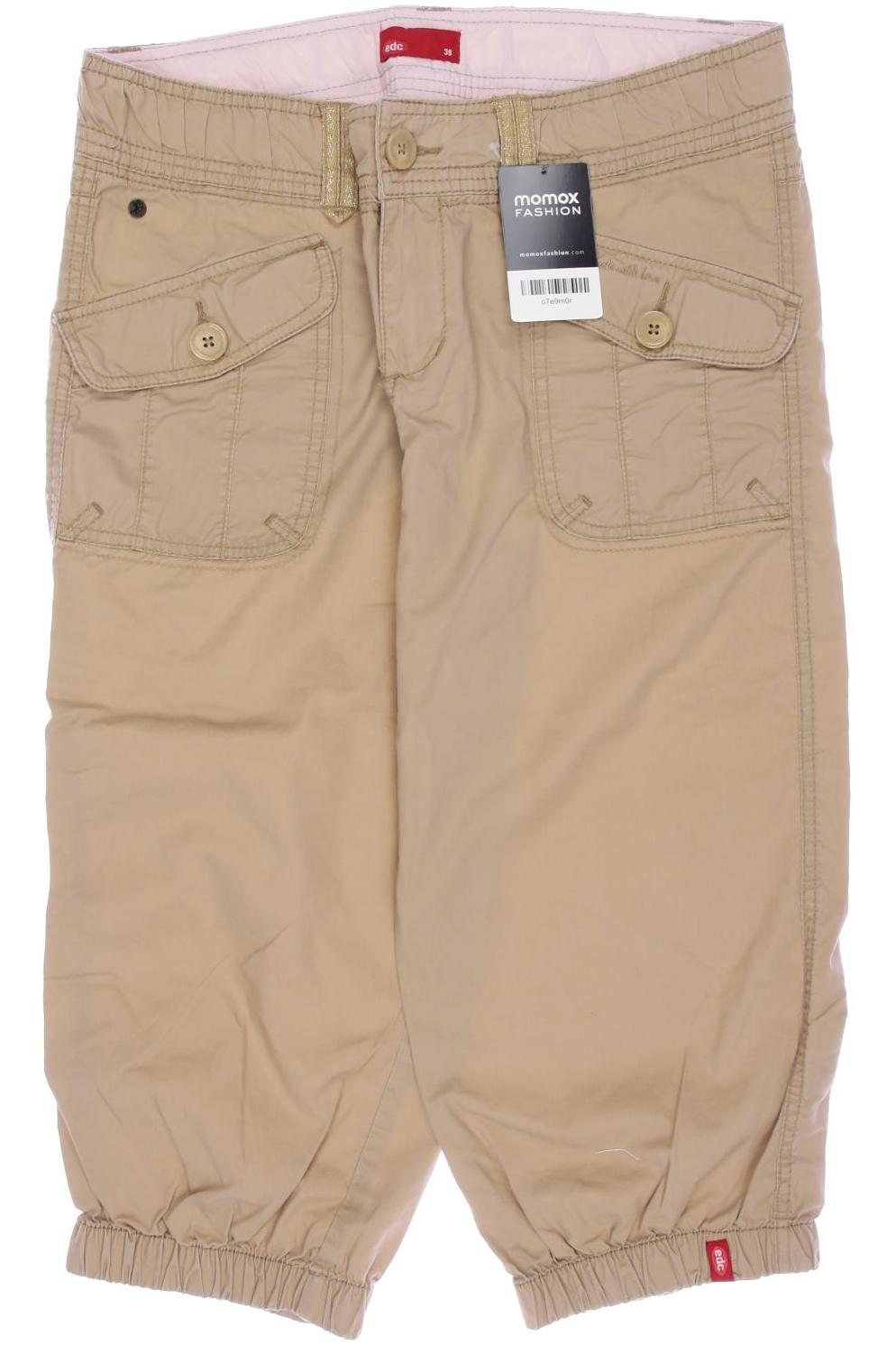 

edc by Esprit Damen Shorts, beige, Gr. 38