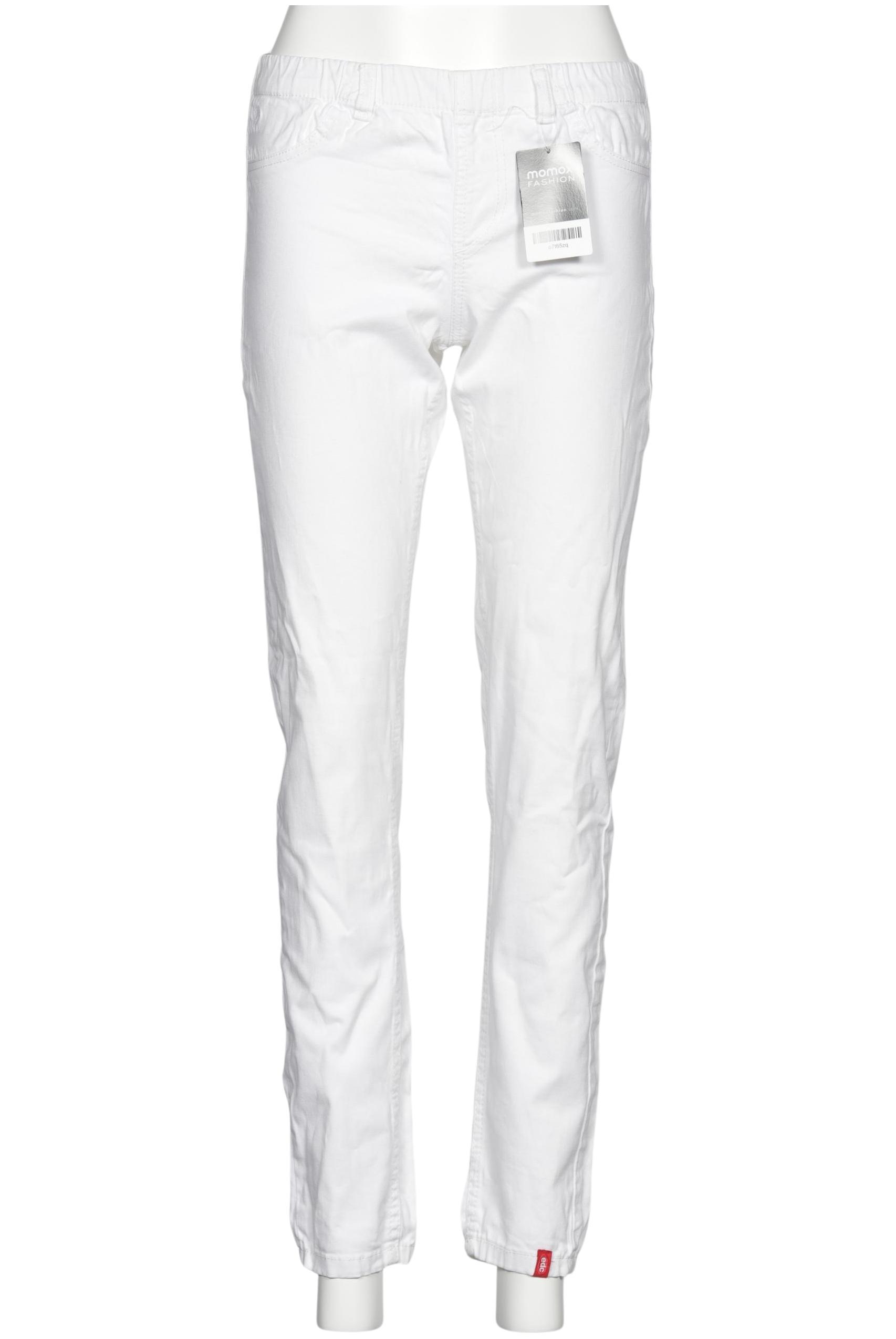 

edc by Esprit Damen Stoffhose, weiß, Gr. 38