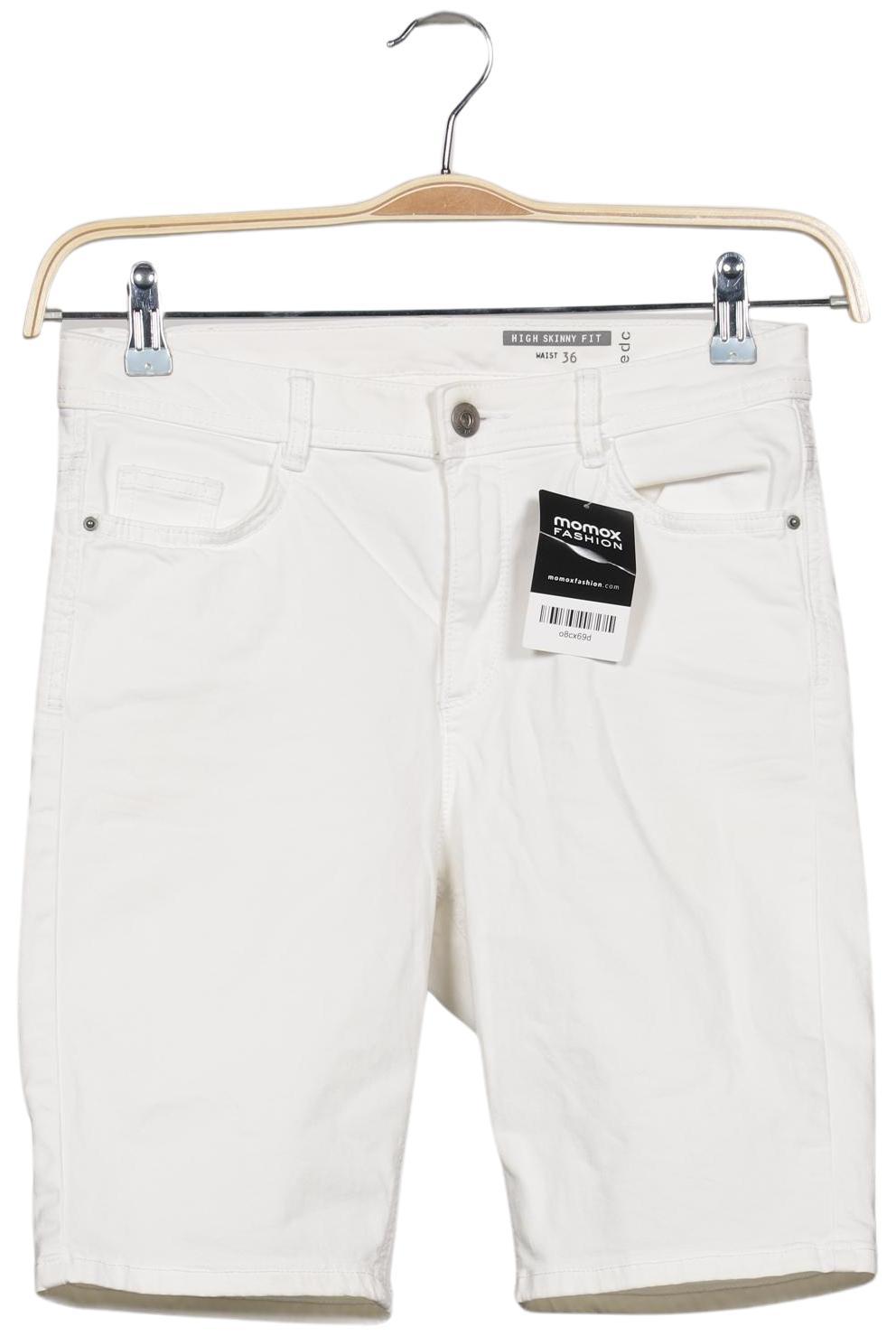 

edc by Esprit Damen Shorts, weiß, Gr. 36