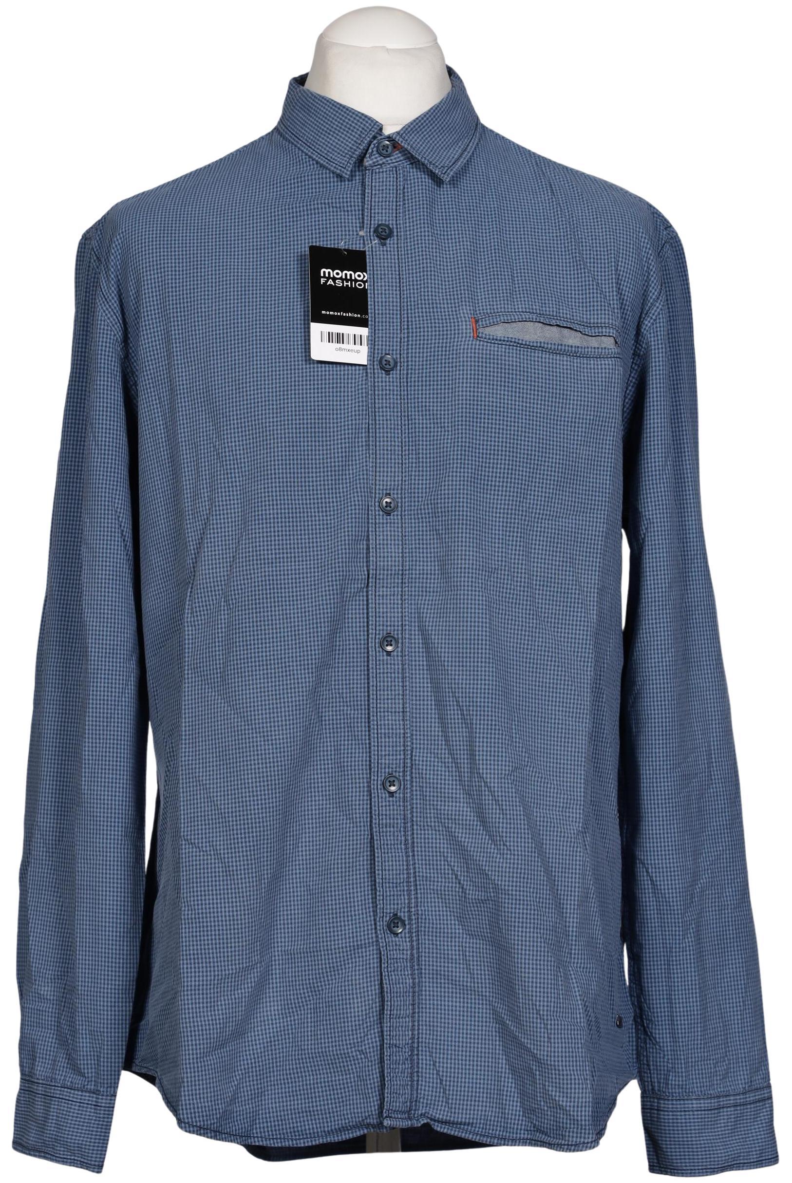 

edc by Esprit Herren Hemd, blau, Gr. 54