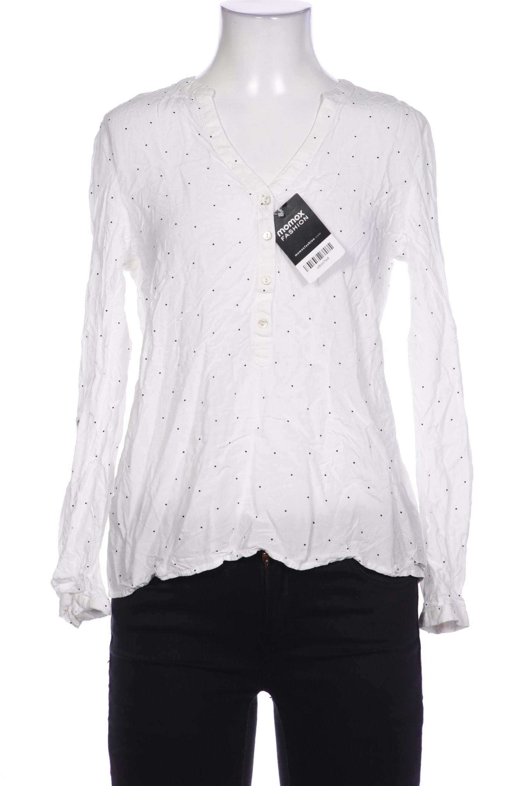 

edc by Esprit Damen Bluse, weiß, Gr. 36