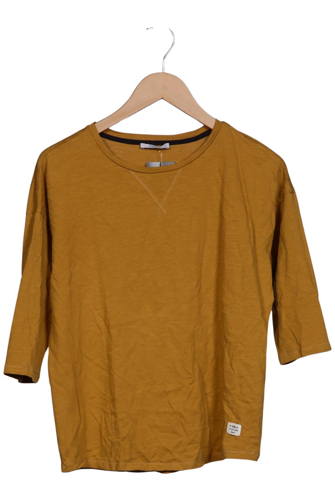 

edc by Esprit Damen Langarmshirt, gelb, Gr. 38