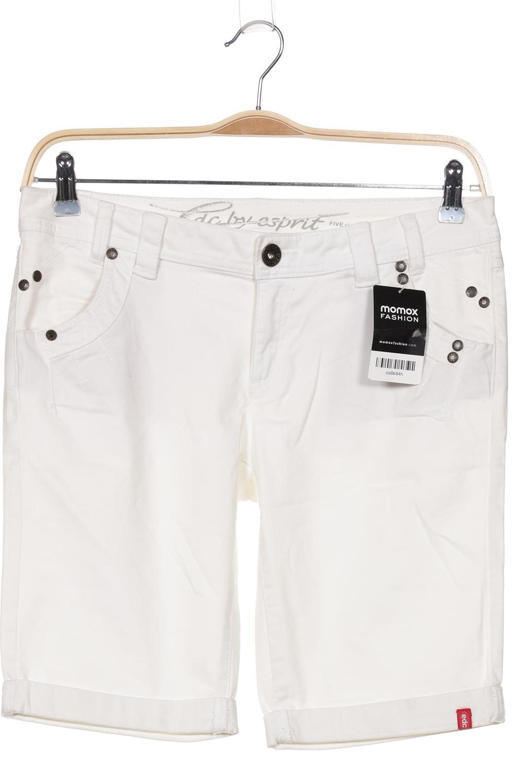 

edc by Esprit Damen Shorts, weiß, Gr. 40