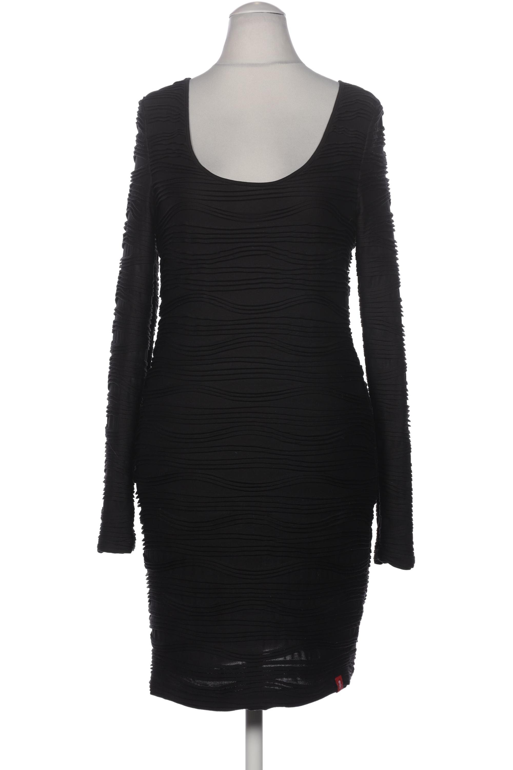 

edc by Esprit Damen Kleid, schwarz, Gr. 38
