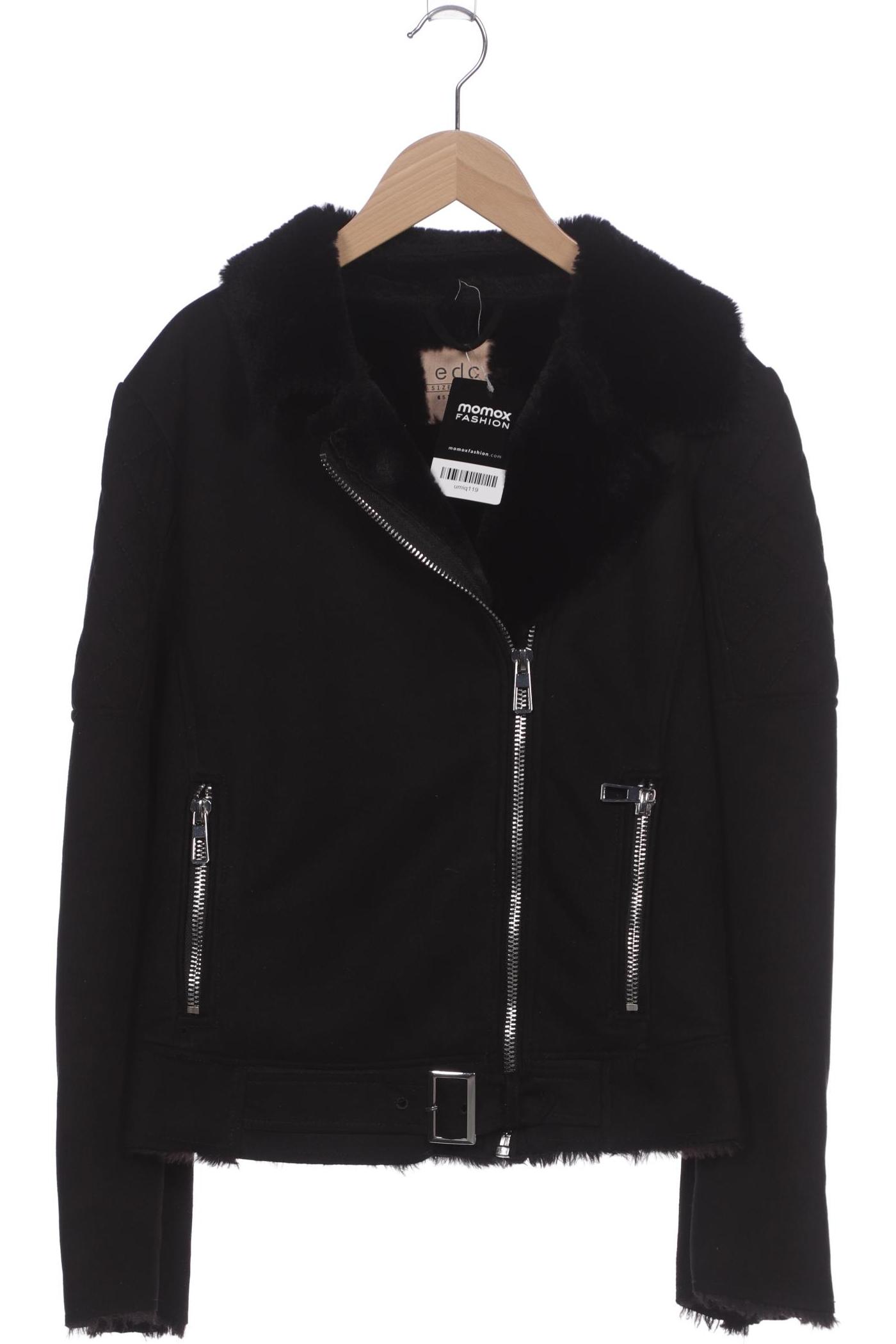 

edc by Esprit Damen Jacke, schwarz, Gr. 42