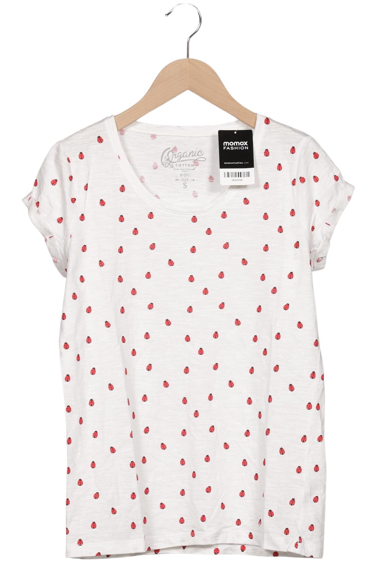 

edc by Esprit Damen T-Shirt, weiß, Gr. 36