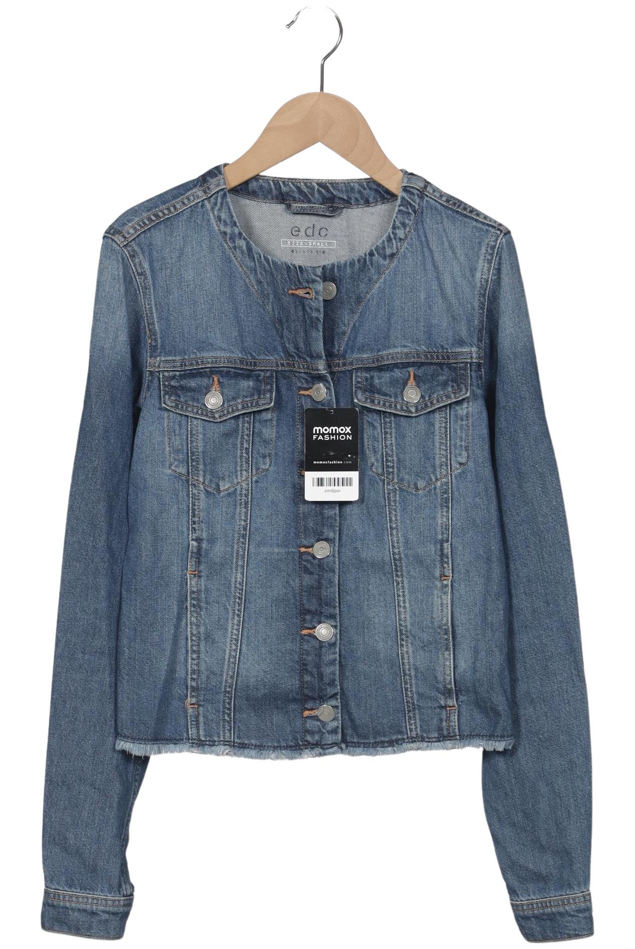 

edc by Esprit Damen Jacke, blau, Gr. 36