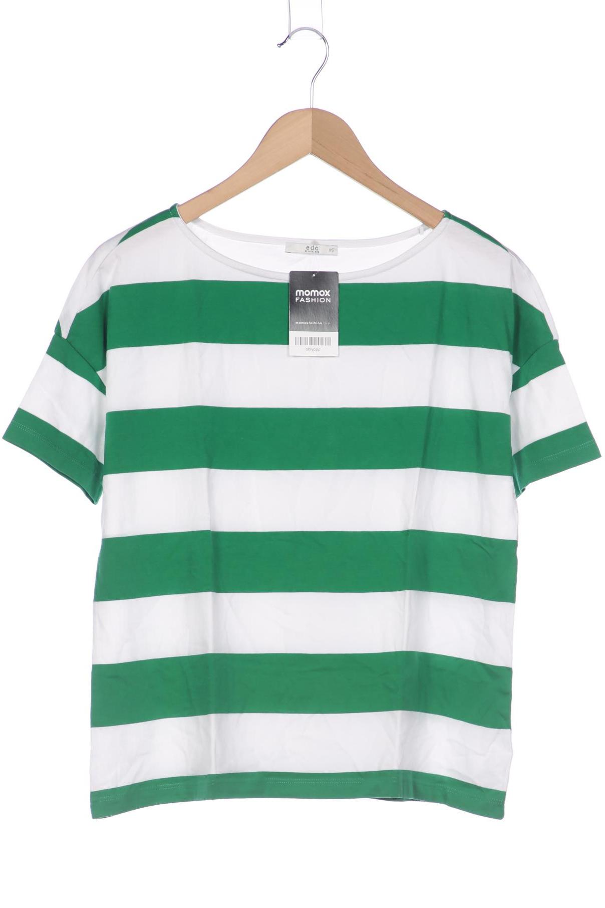

edc by Esprit Damen T-Shirt, grün, Gr. 34