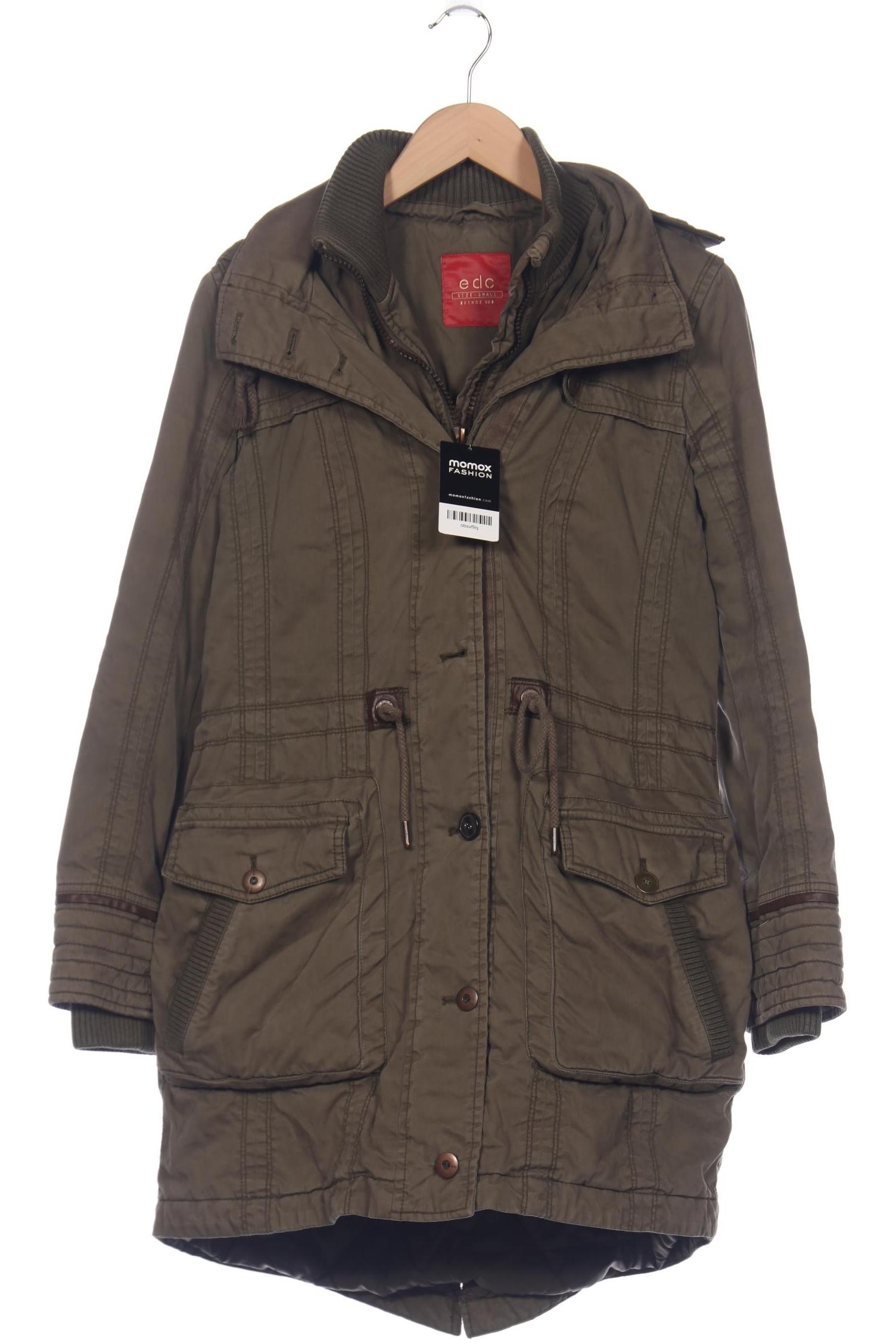 

edc by Esprit Damen Mantel, grün, Gr. 36