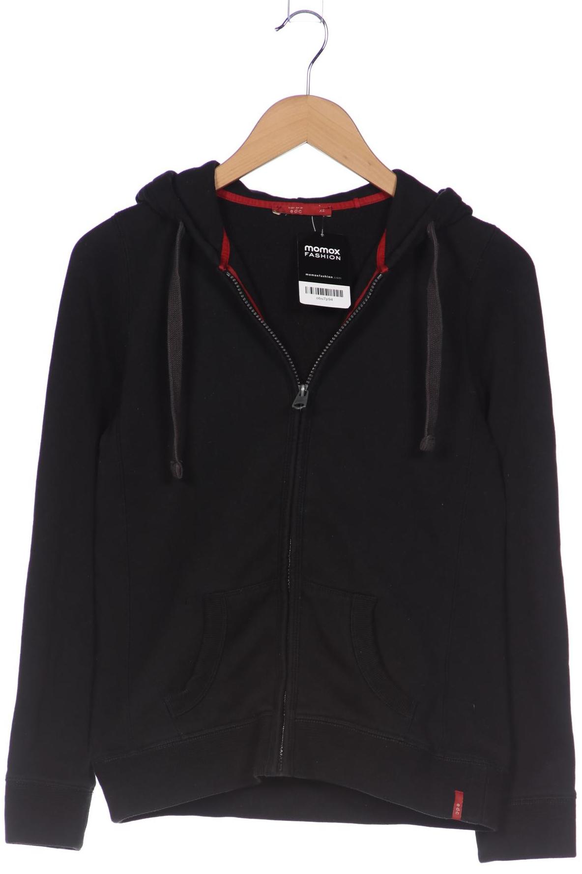 

edc by Esprit Damen Kapuzenpullover, schwarz
