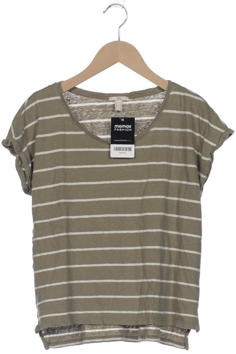 

edc by Esprit Damen T-Shirt, grün, Gr. 36