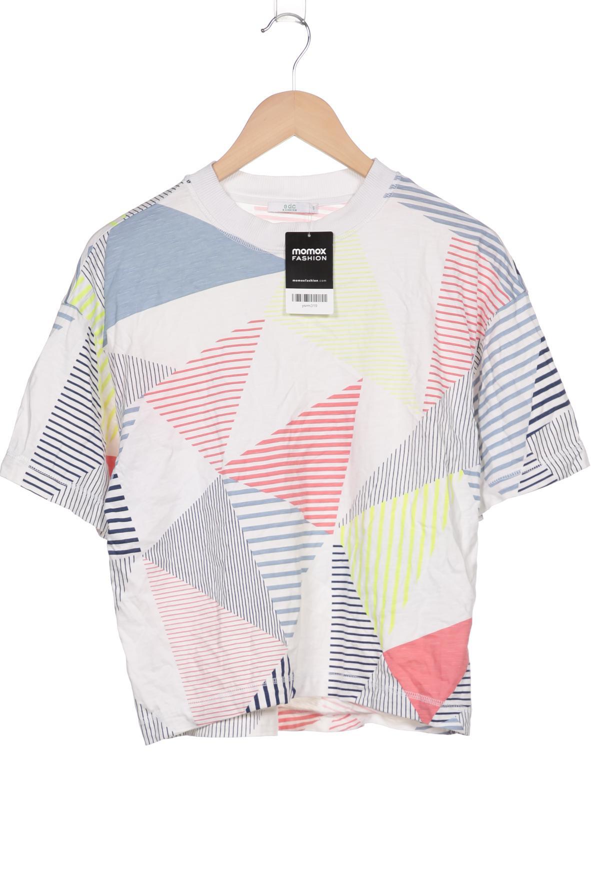 

edc by Esprit Damen T-Shirt, weiß, Gr. 36