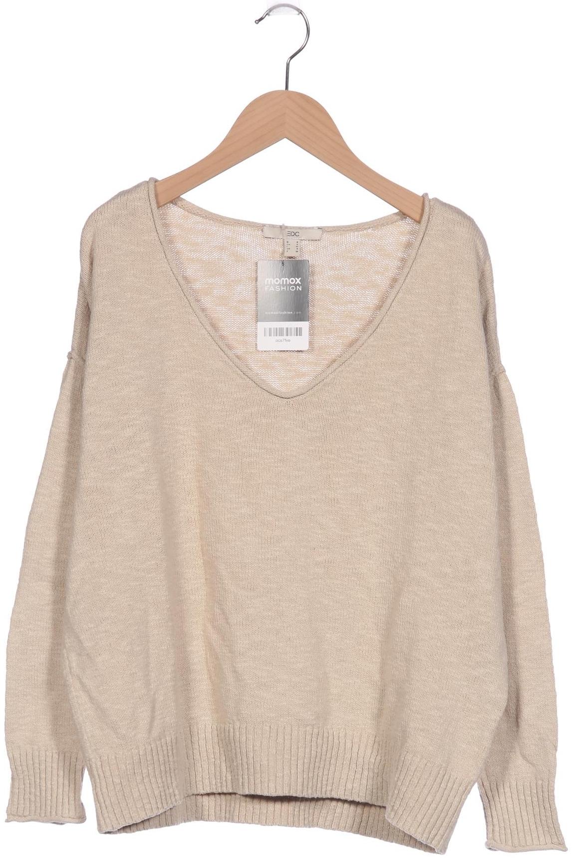 

edc by Esprit Damen Pullover, beige, Gr. 36