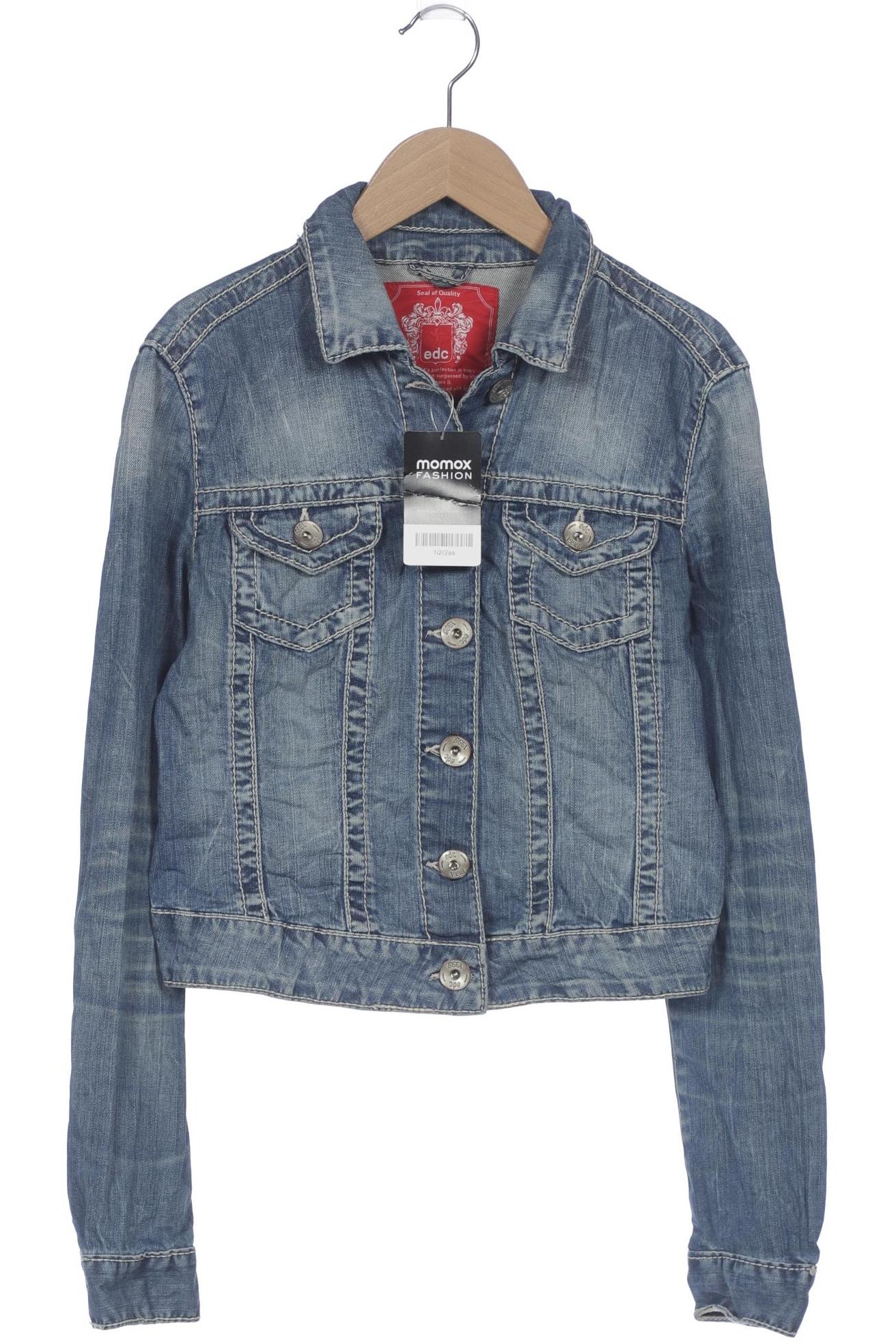 

edc by Esprit Damen Jacke, blau, Gr. 38