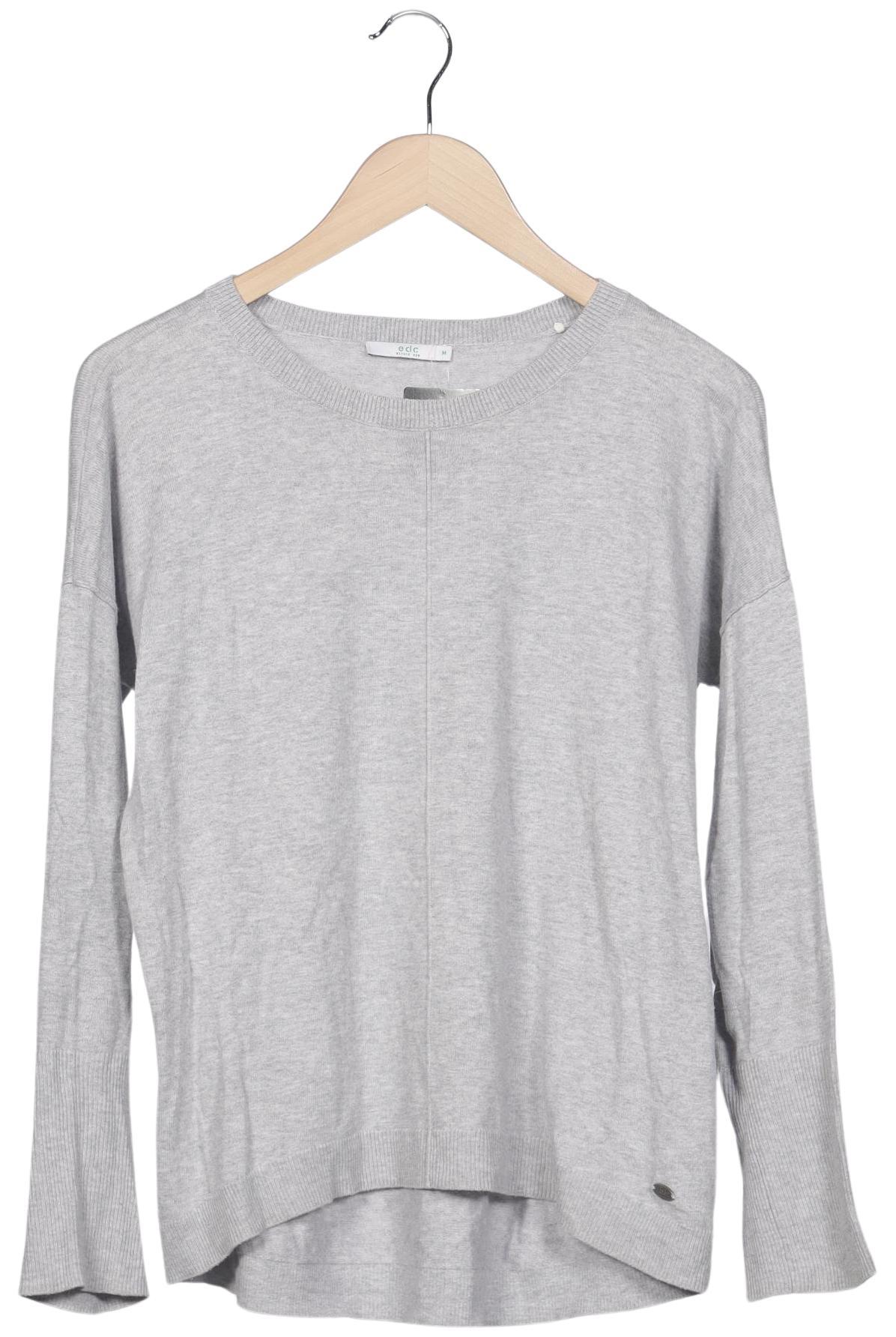 

edc by Esprit Damen Pullover, grau, Gr. 38