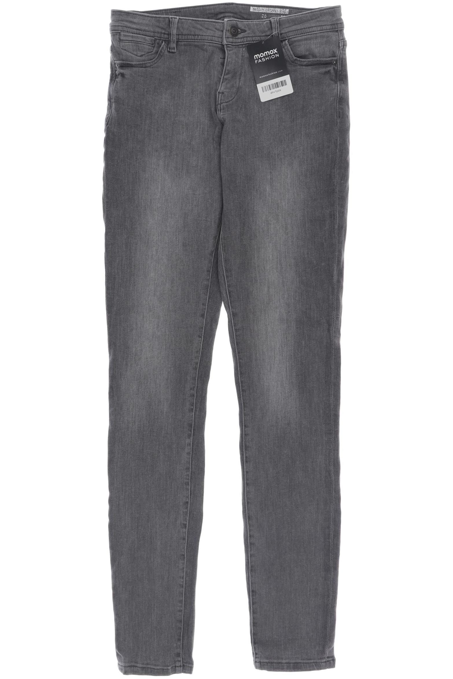 

edc by Esprit Damen Jeans, grau, Gr. 26